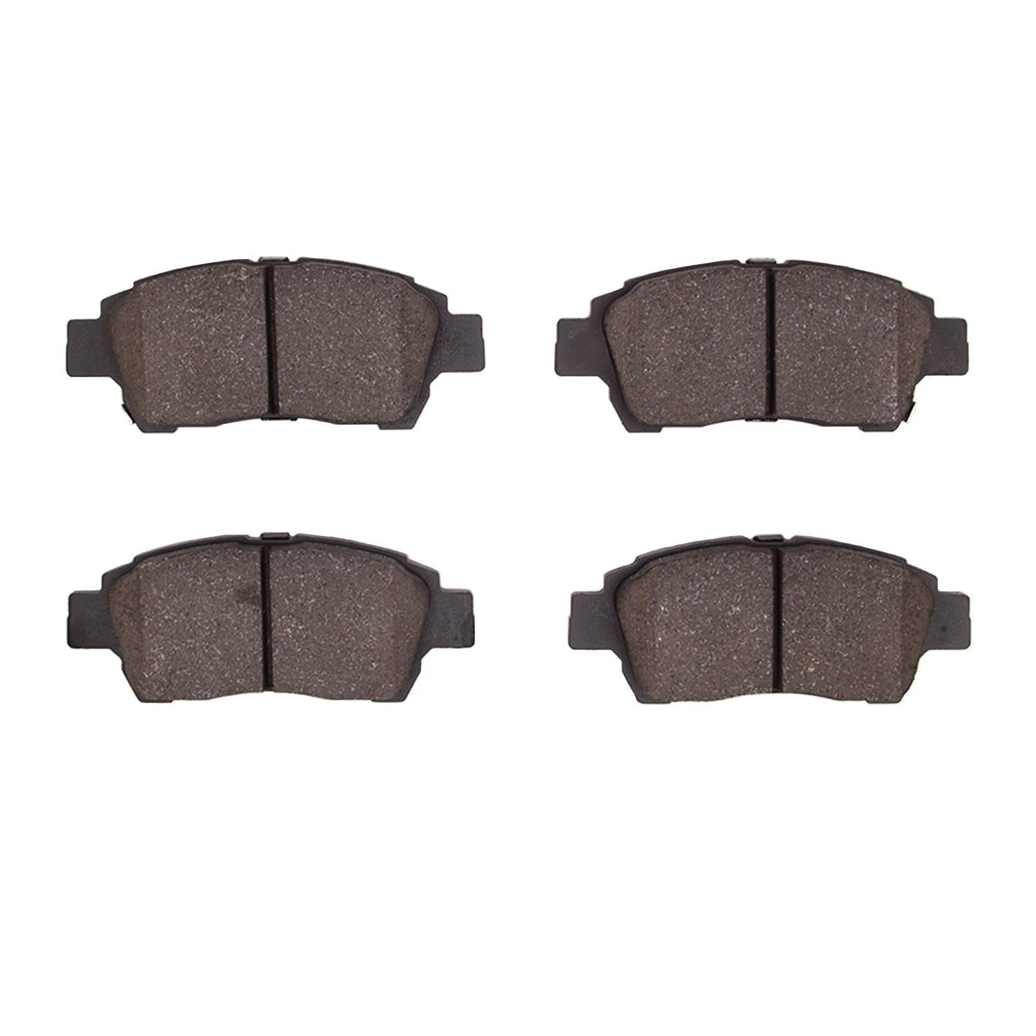 Dynamic Friction Company Disc Brake Pad Set  top view frsport 1551-0831-00