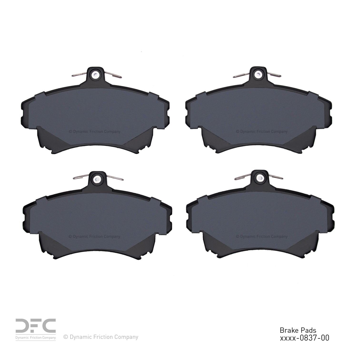 dynamic friction company disc brake pad set  frsport 1551-0837-00