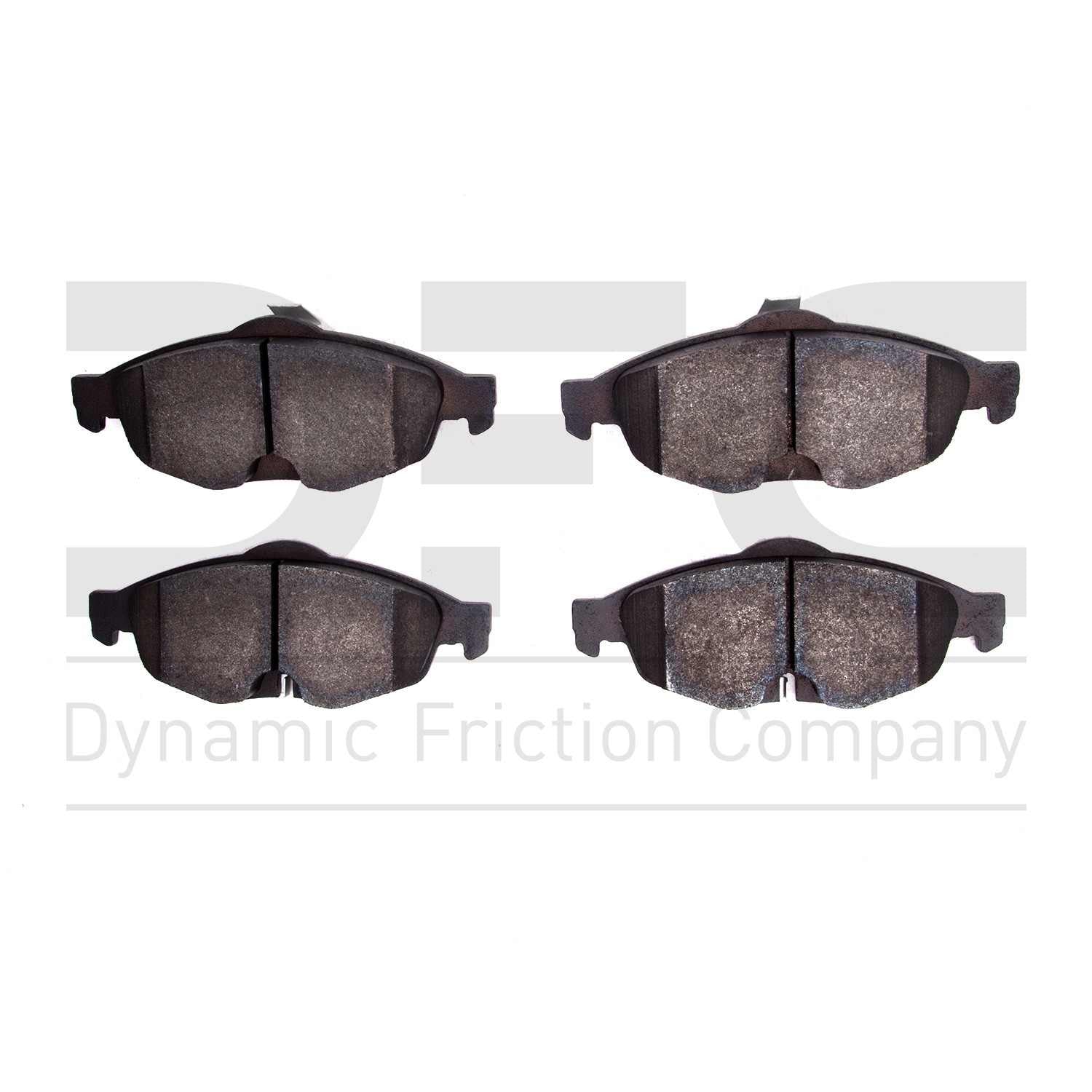 Dynamic Friction Company Disc Brake Pad Set  top view frsport 1551-0869-00