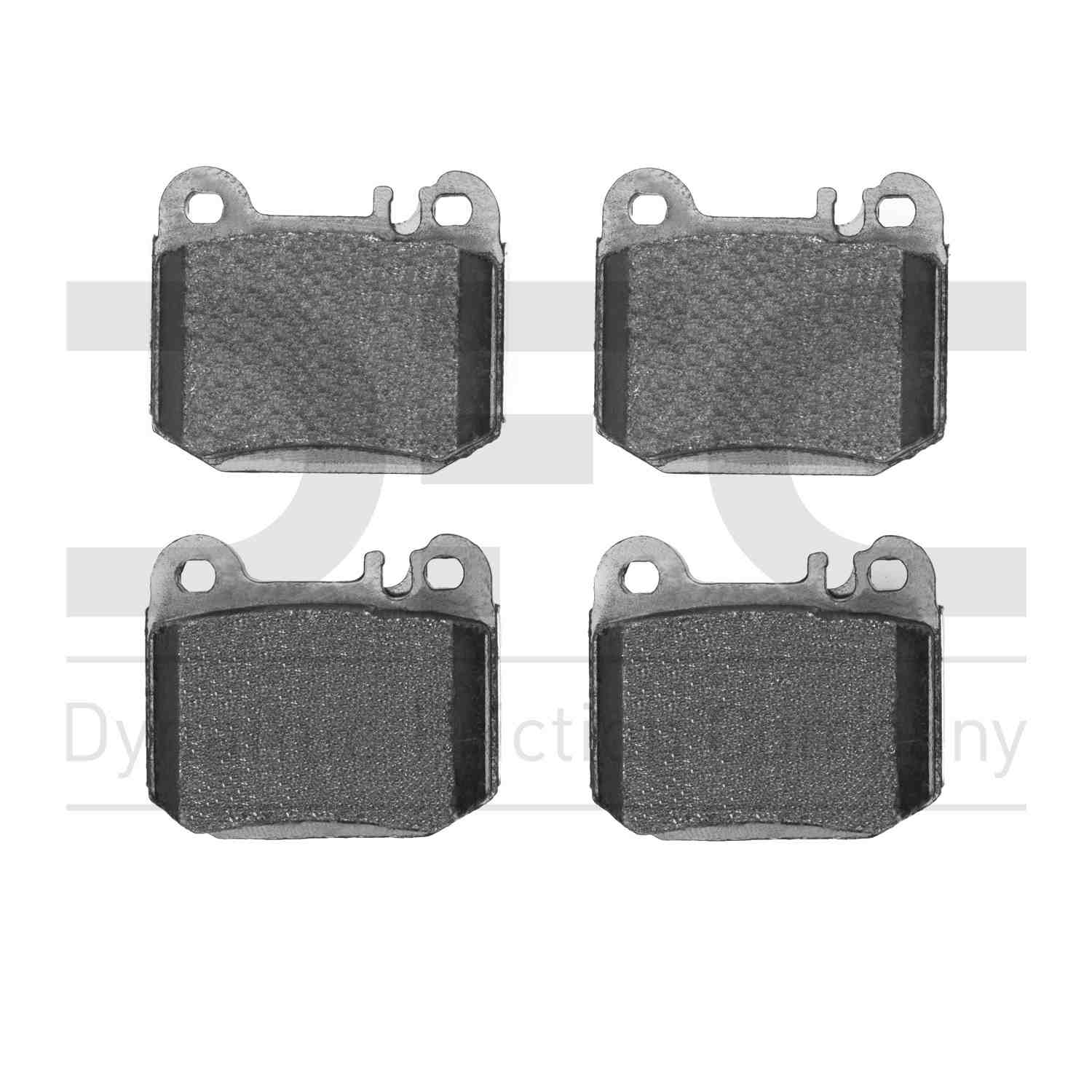 Dynamic Friction Company Disc Brake Pad Set  top view frsport 1551-0874-00