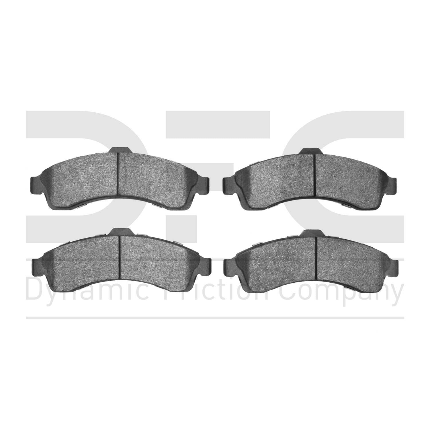 Dynamic Friction Company Disc Brake Pad Set  top view frsport 1551-0882-00