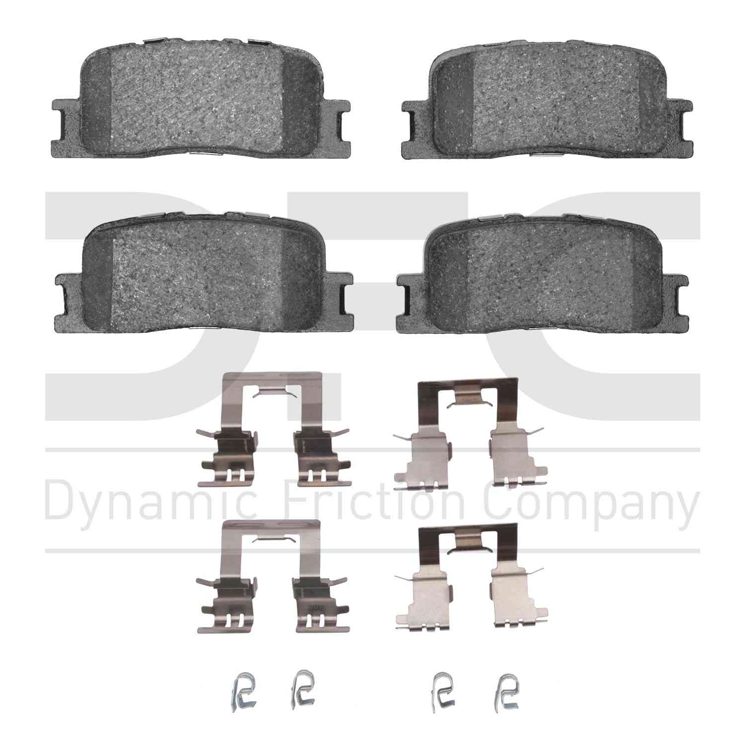 dynamic friction company disc brake pad set  frsport 1551-0885-01