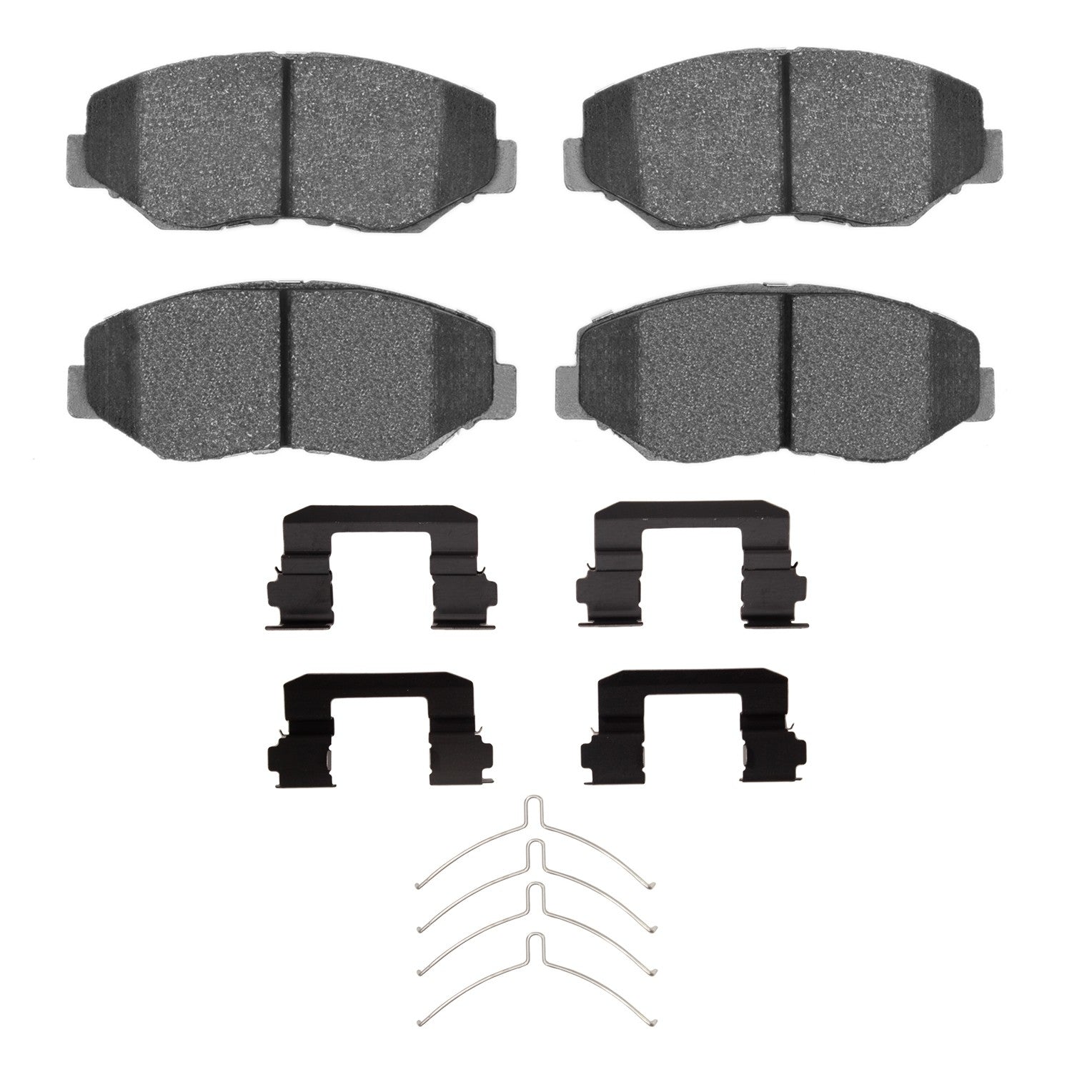 Dynamic Friction Company Disc Brake Pad Set  top view frsport 1551-0914-02