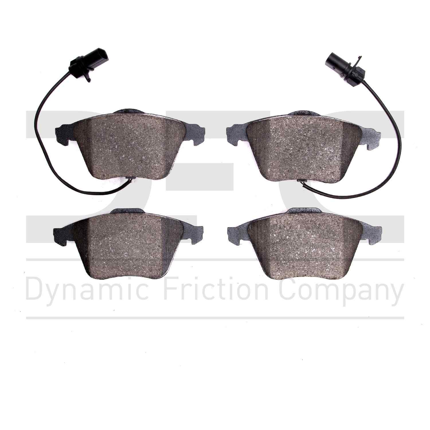 Dynamic Friction Company Disc Brake Pad Set  top view frsport 1551-0915-10