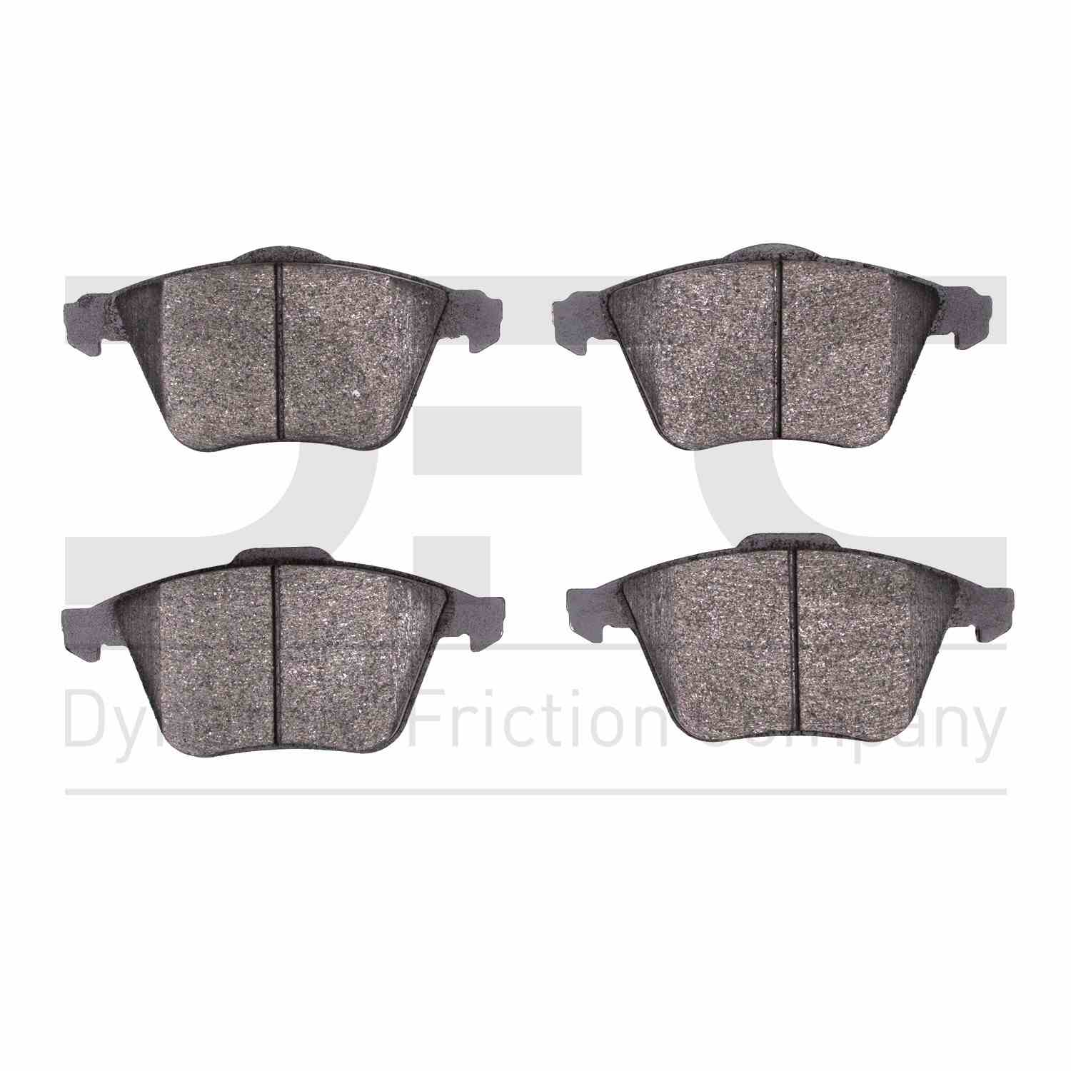 Dynamic Friction Company Disc Brake Pad Set  top view frsport 1551-0915-20