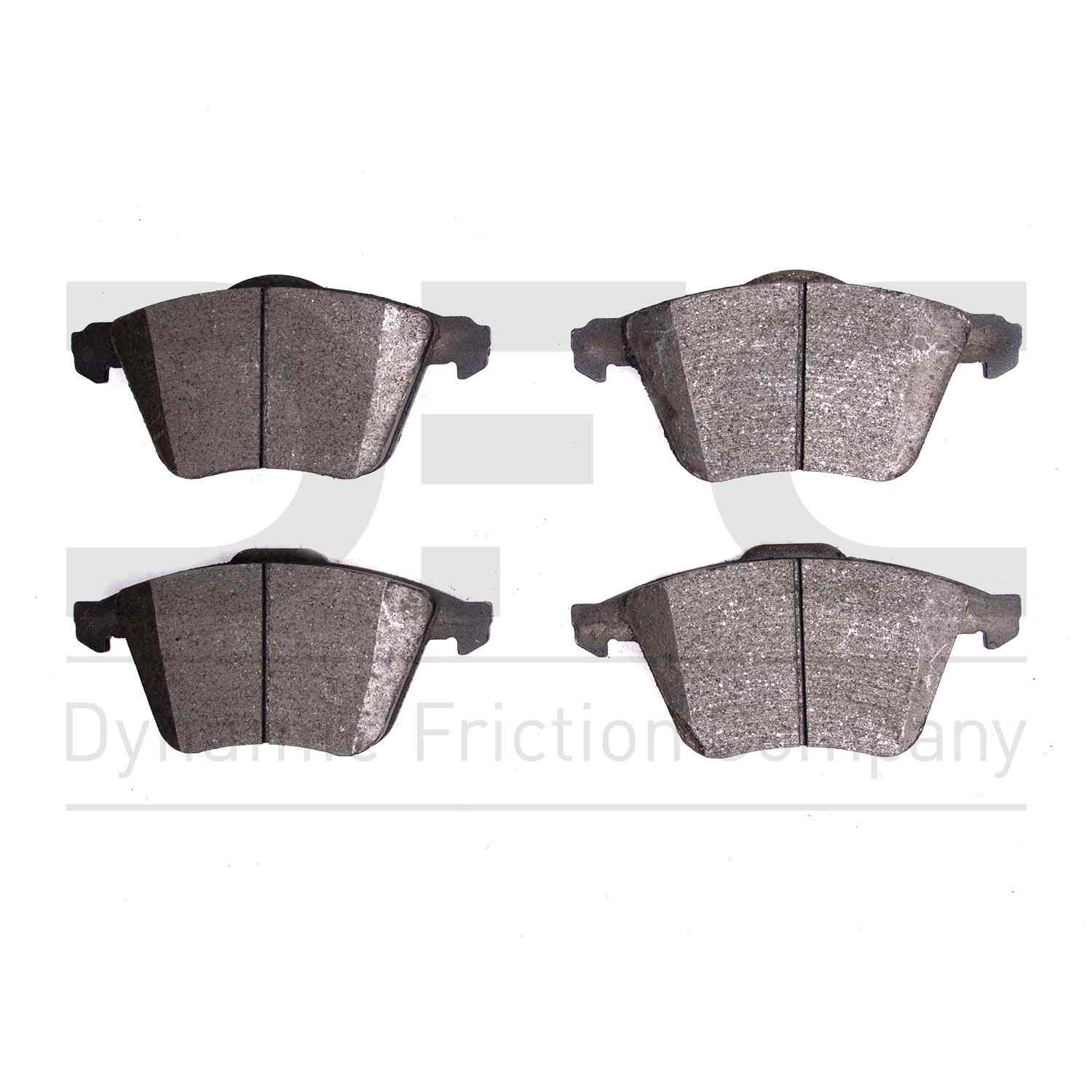 Dynamic Friction Company Disc Brake Pad Set  top view frsport 1551-0915-40