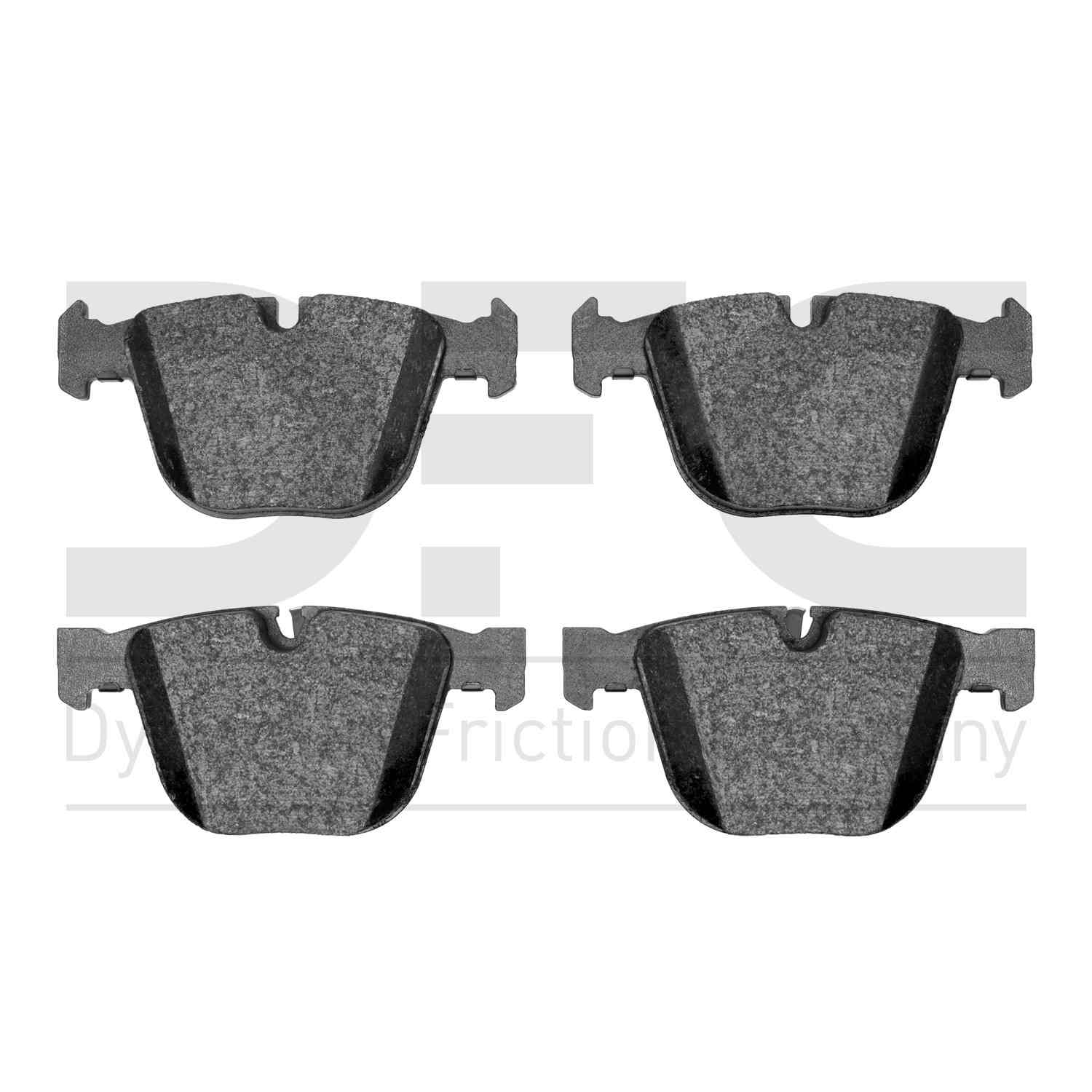 Dynamic Friction Company Disc Brake Pad Set  top view frsport 1551-0919-10