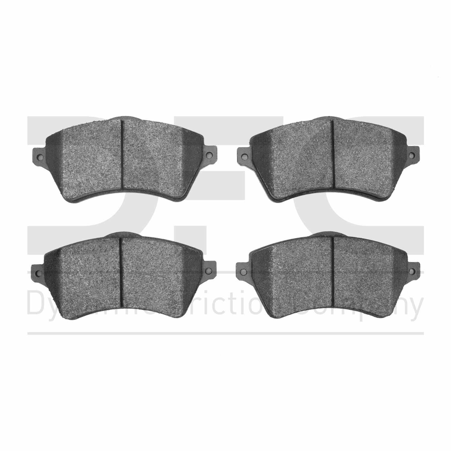 Dynamic Friction Company Disc Brake Pad Set  top view frsport 1551-0926-00