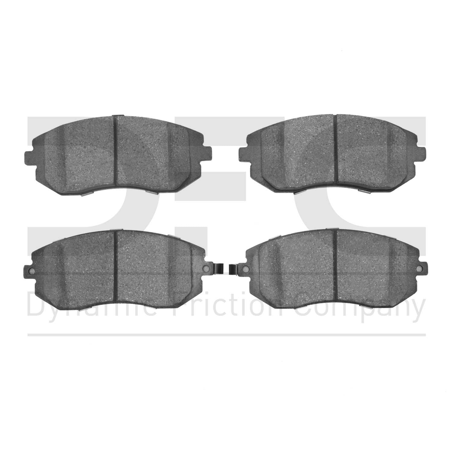 Dynamic Friction Company Disc Brake Pad Set  top view frsport 1551-0929-00