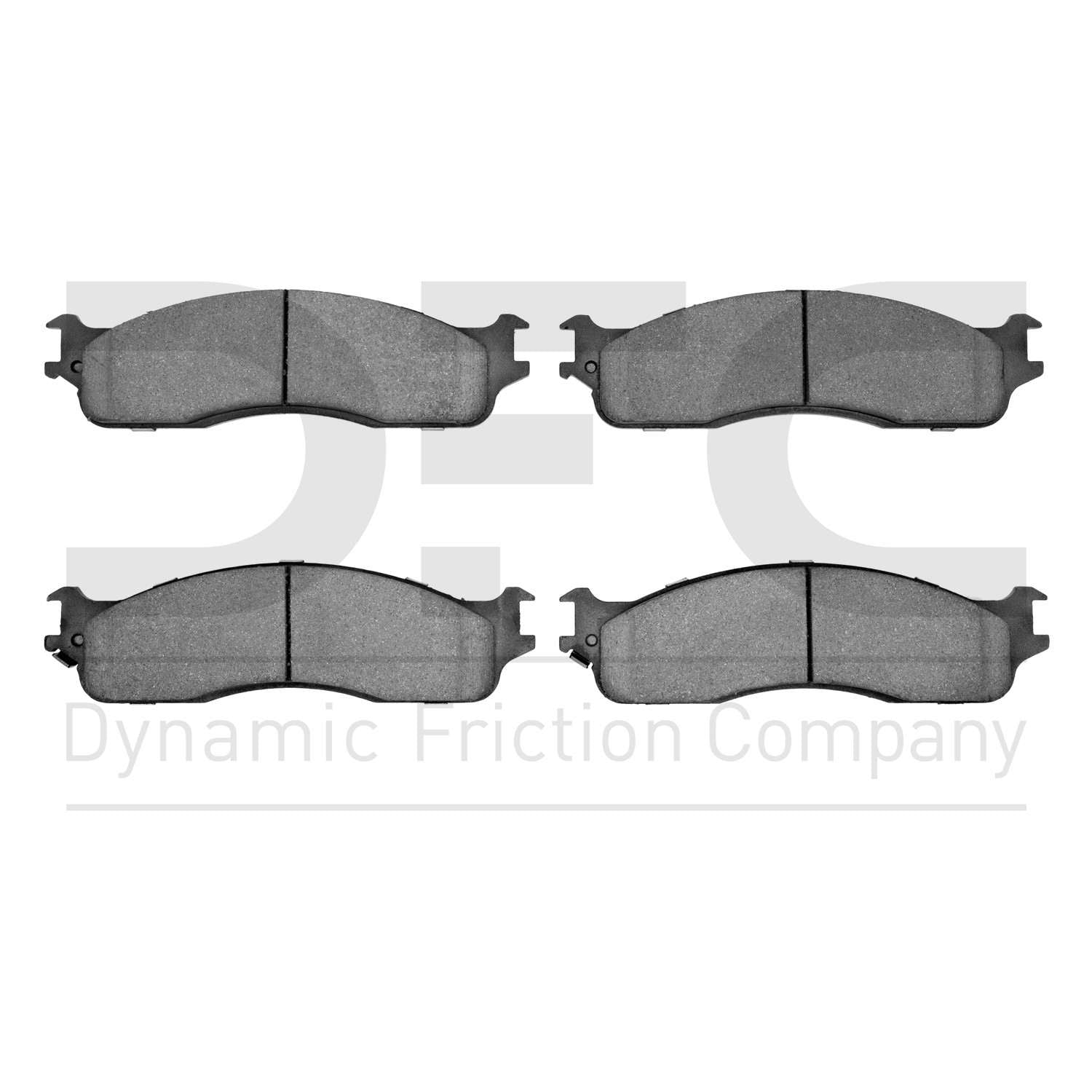 Dynamic Friction Company Disc Brake Pad Set  top view frsport 1551-0965-00