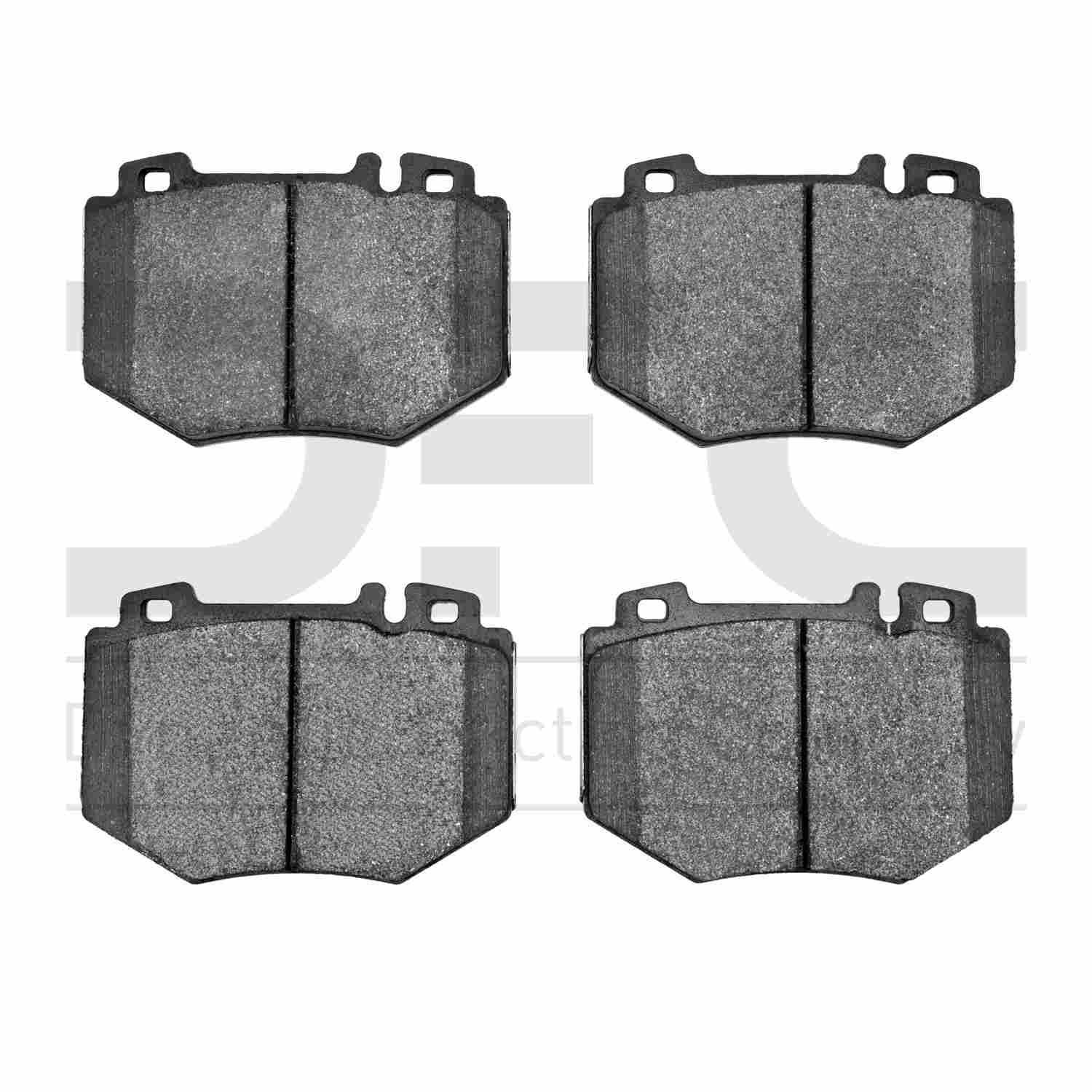 Dynamic Friction Company Disc Brake Pad Set  top view frsport 1551-0985-00