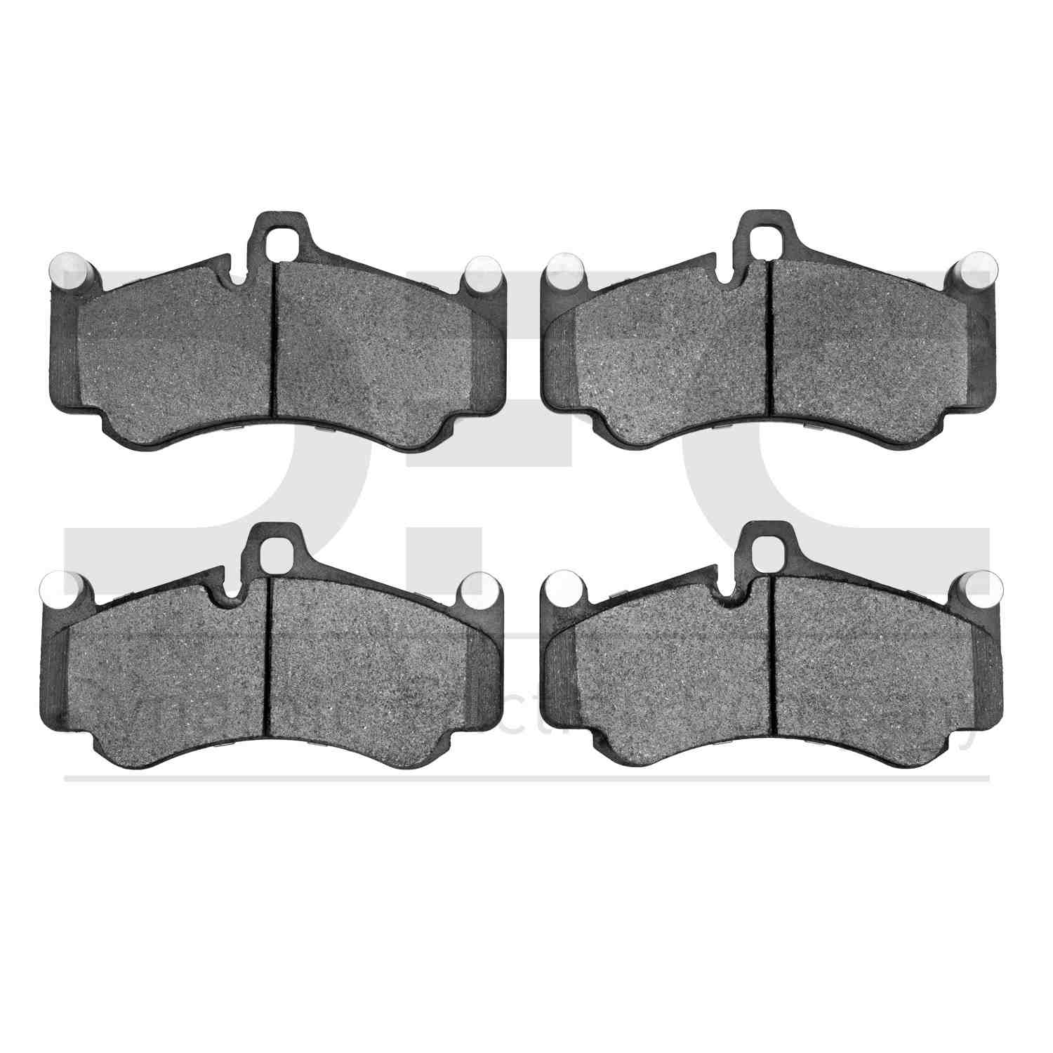 Dynamic Friction Company Disc Brake Pad Set  top view frsport 1551-0991-00