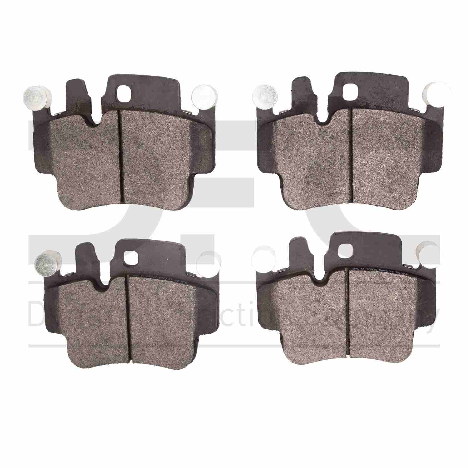 Dynamic Friction Company Disc Brake Pad Set  top view frsport 1551-0993-00