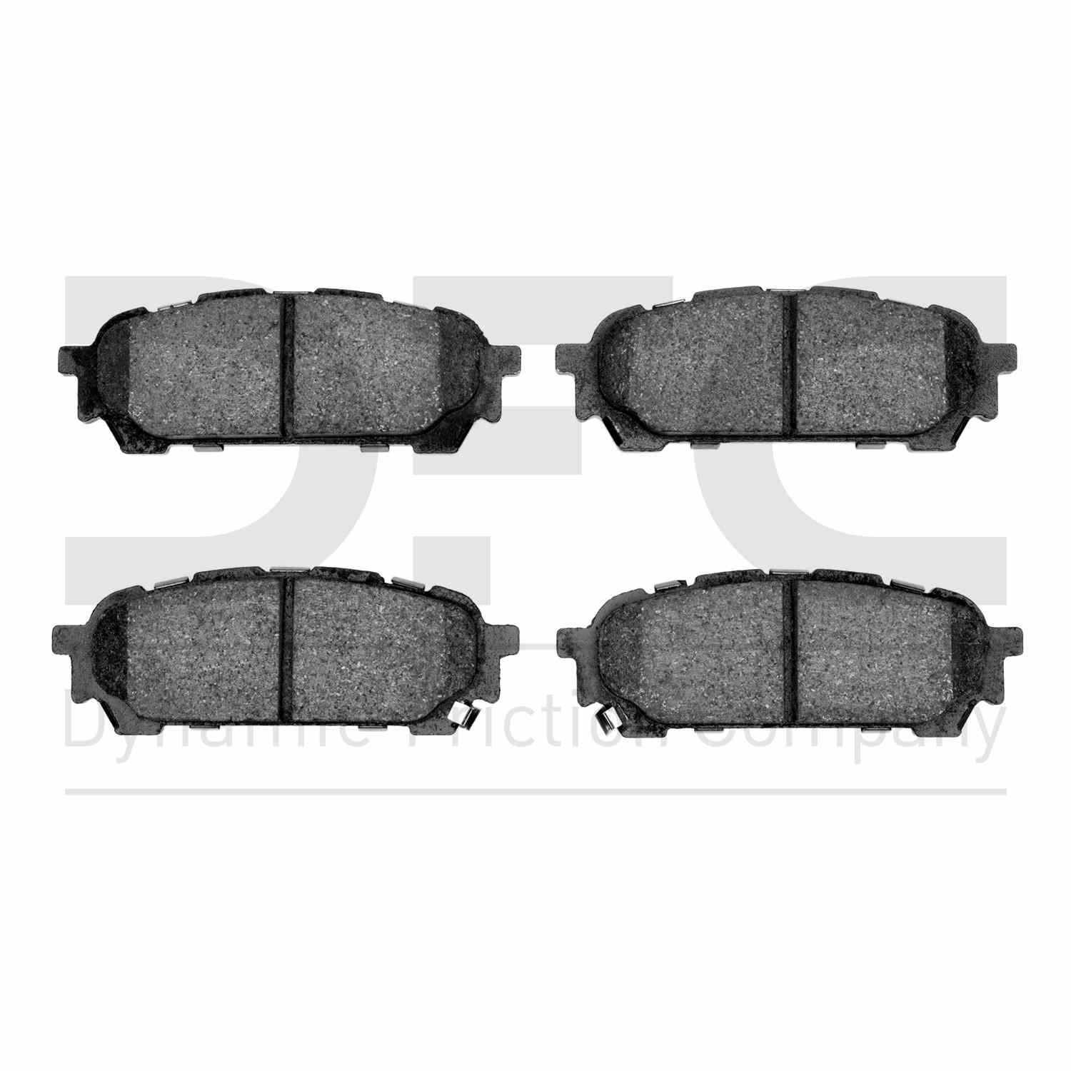 Dynamic Friction Company Disc Brake Pad Set  top view frsport 1551-1004-00