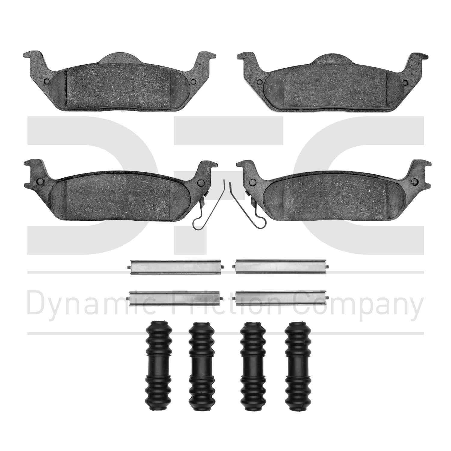 dynamic friction company disc brake pad set  frsport 1551-1012-01