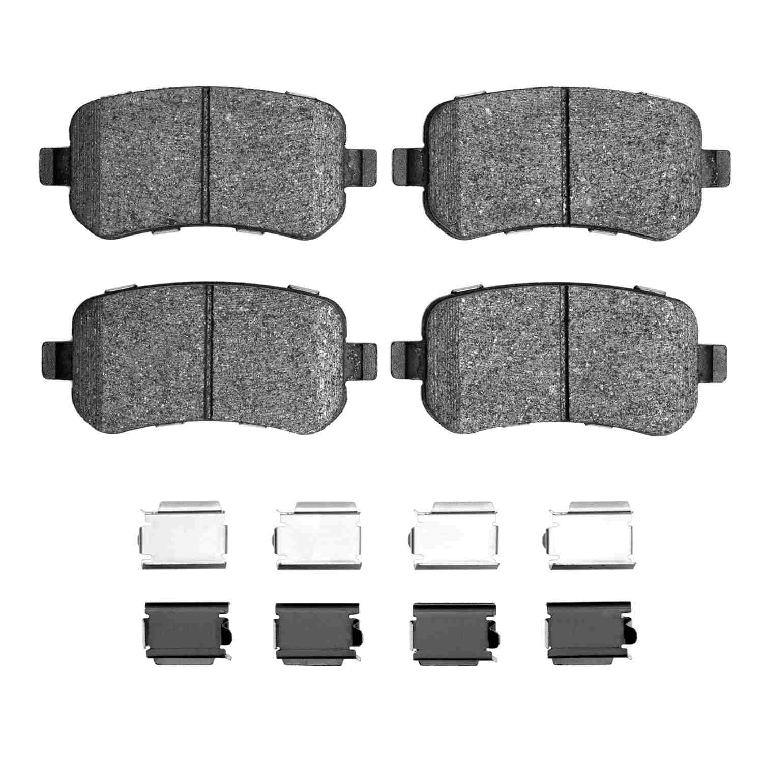 Dynamic Friction Company Disc Brake Pad Set  top view frsport 1551-1021-01