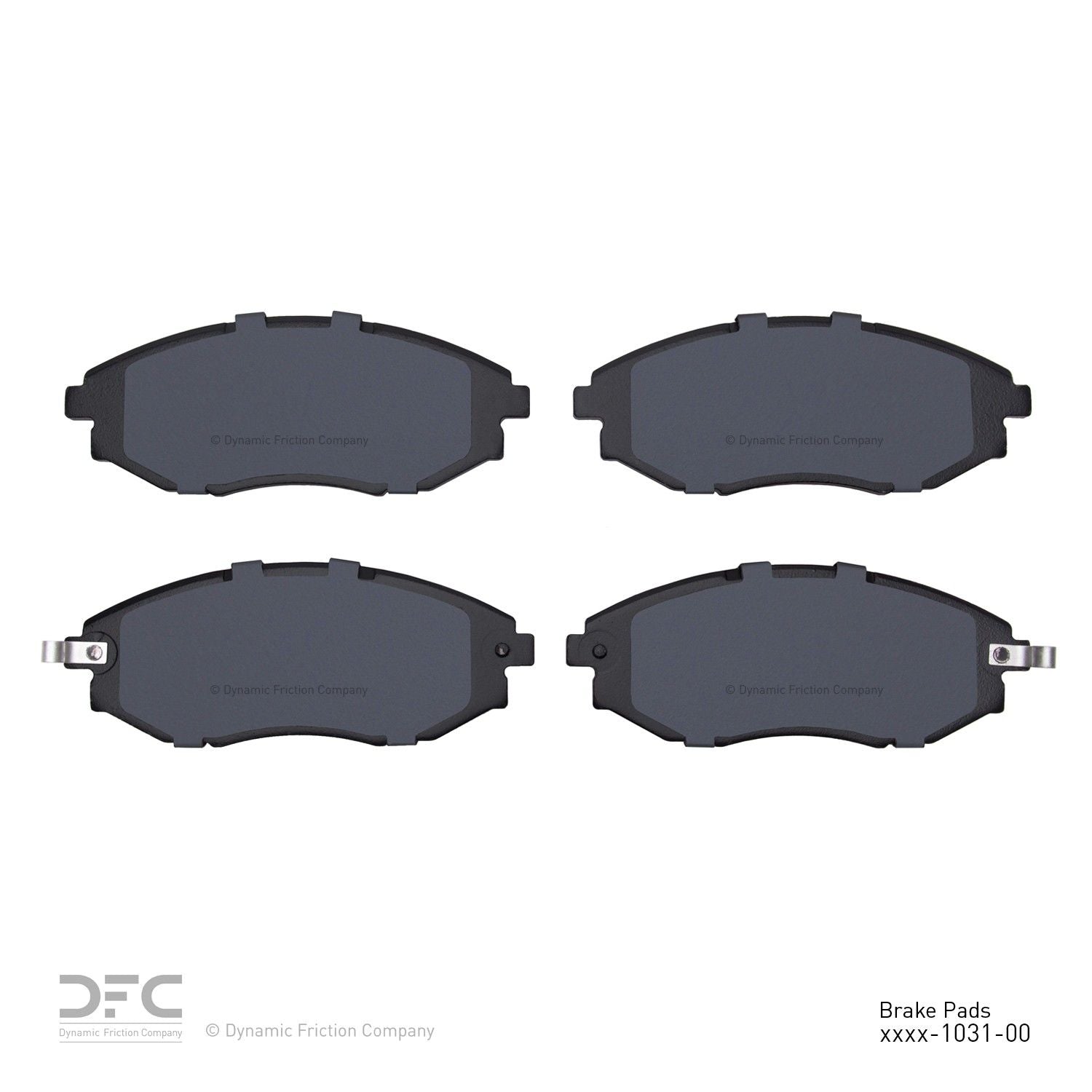 dynamic friction company disc brake pad set  frsport 1551-1031-00