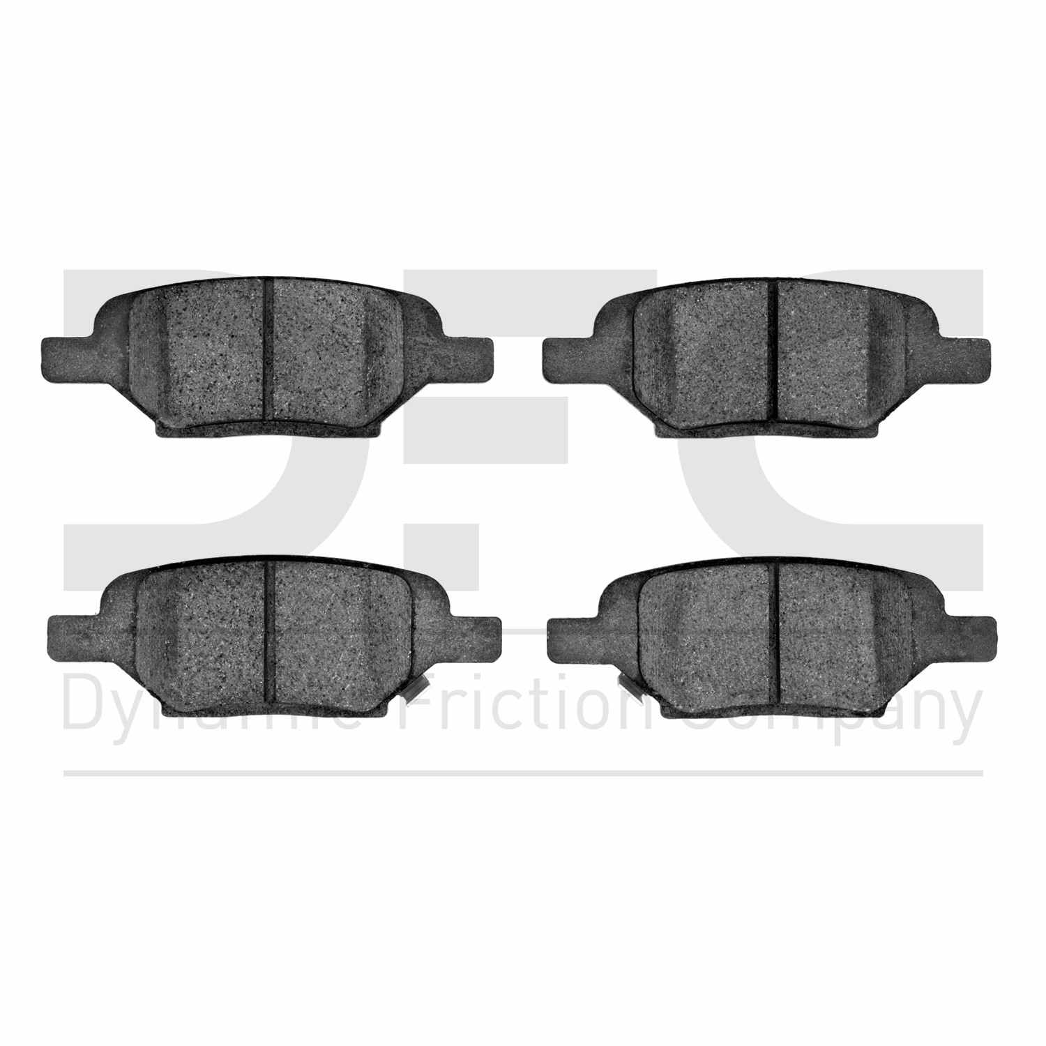 Dynamic Friction Company Disc Brake Pad Set  top view frsport 1551-1033-00