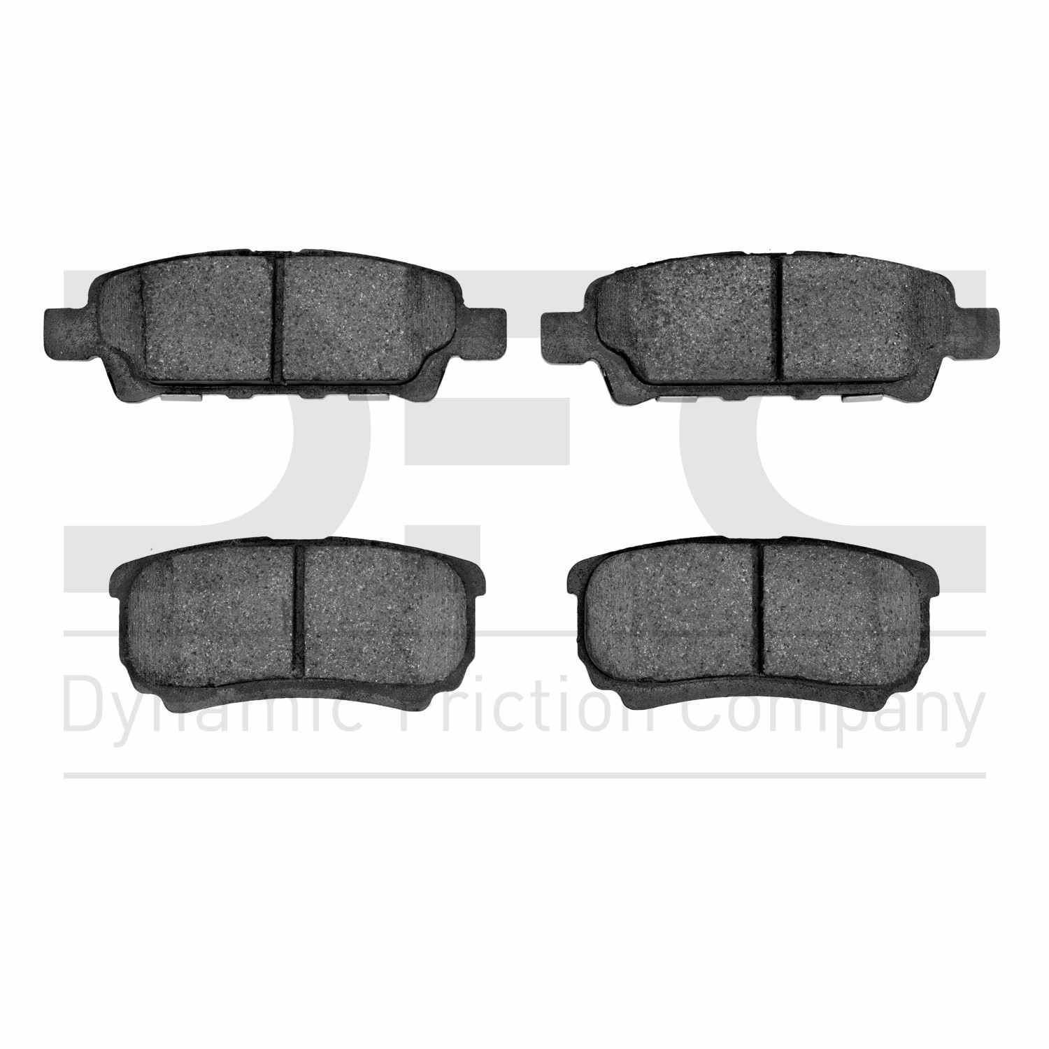 Dynamic Friction Company Disc Brake Pad Set  top view frsport 1551-1037-00