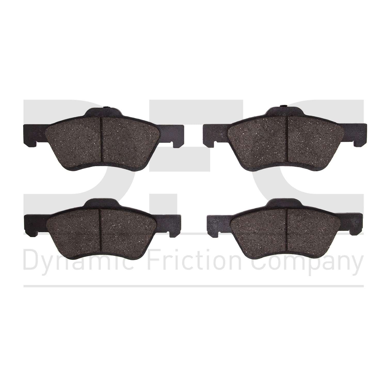 Dynamic Friction Company Disc Brake Pad Set  top view frsport 1551-1047-00