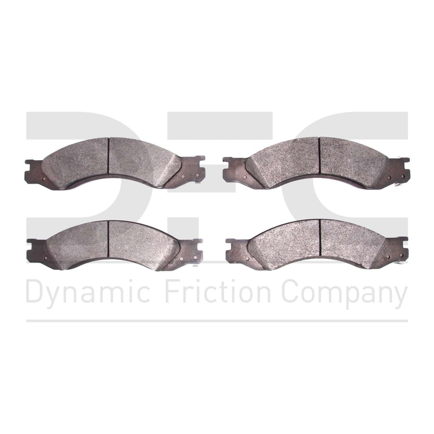 Dynamic Friction Company Disc Brake Pad Set  top view frsport 1551-1064-00