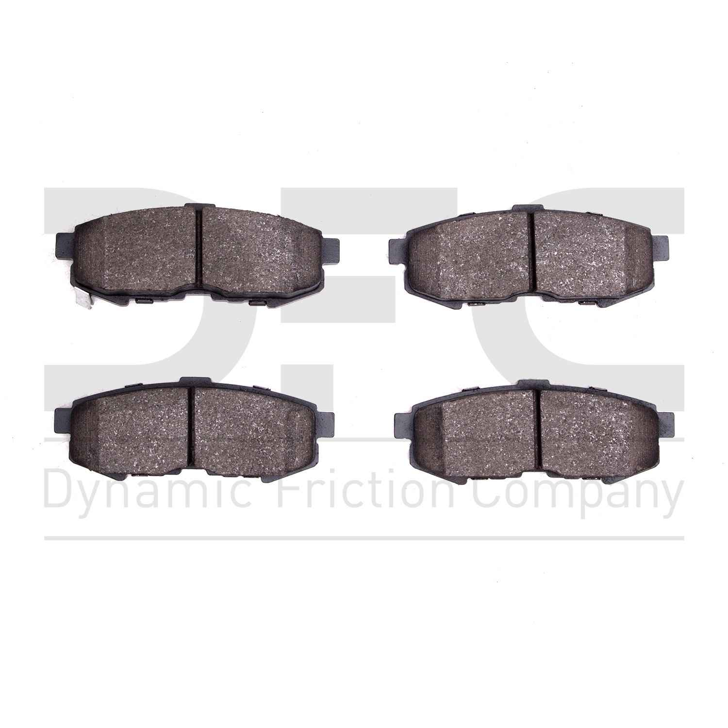 Dynamic Friction Company Disc Brake Pad Set  top view frsport 1551-1073-00