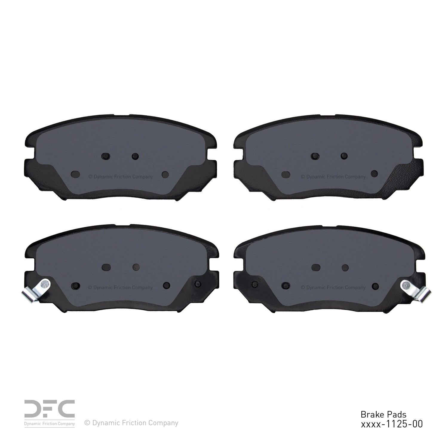 dynamic friction company disc brake pad set  frsport 1551-1125-00