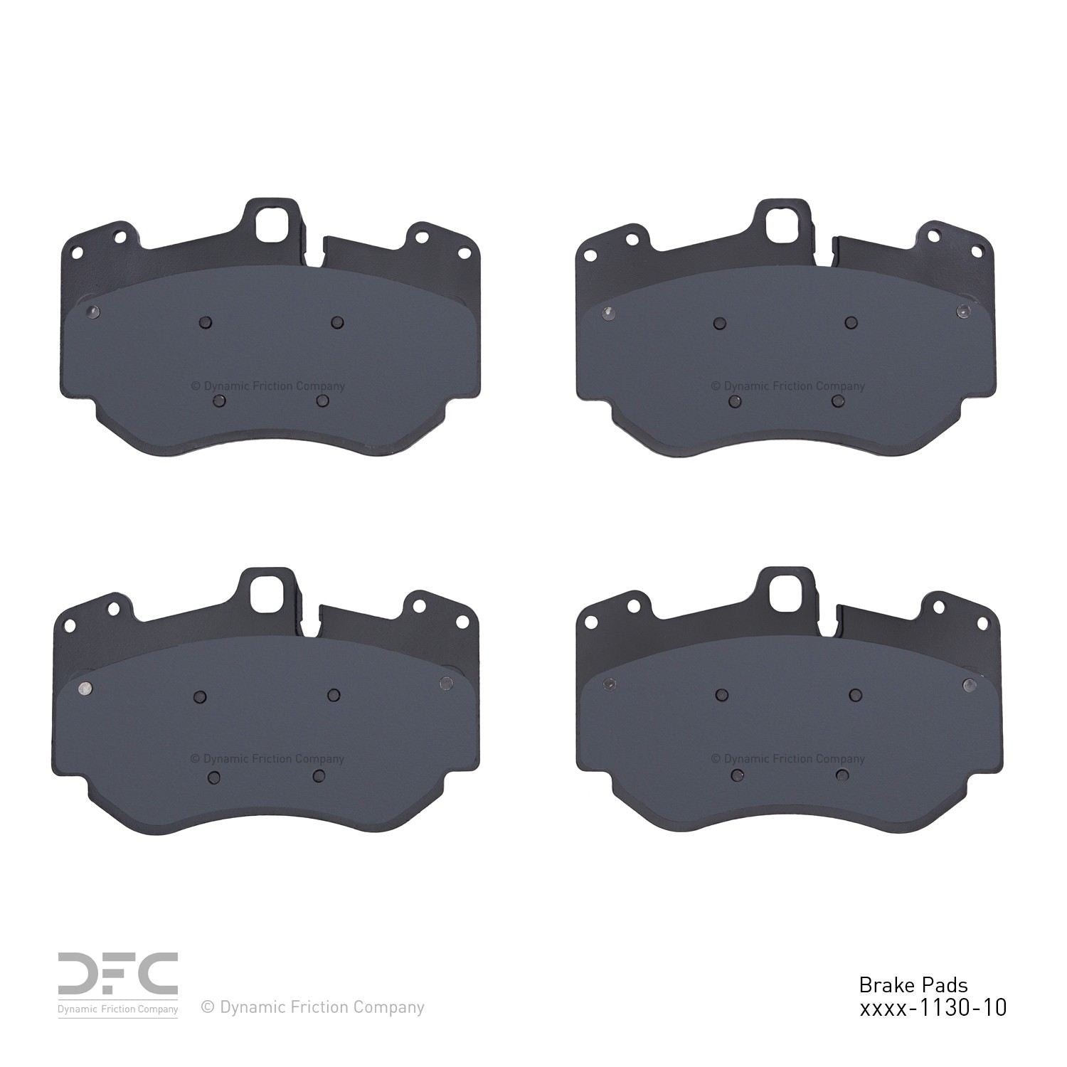 dynamic friction company disc brake pad set  frsport 1551-1130-10