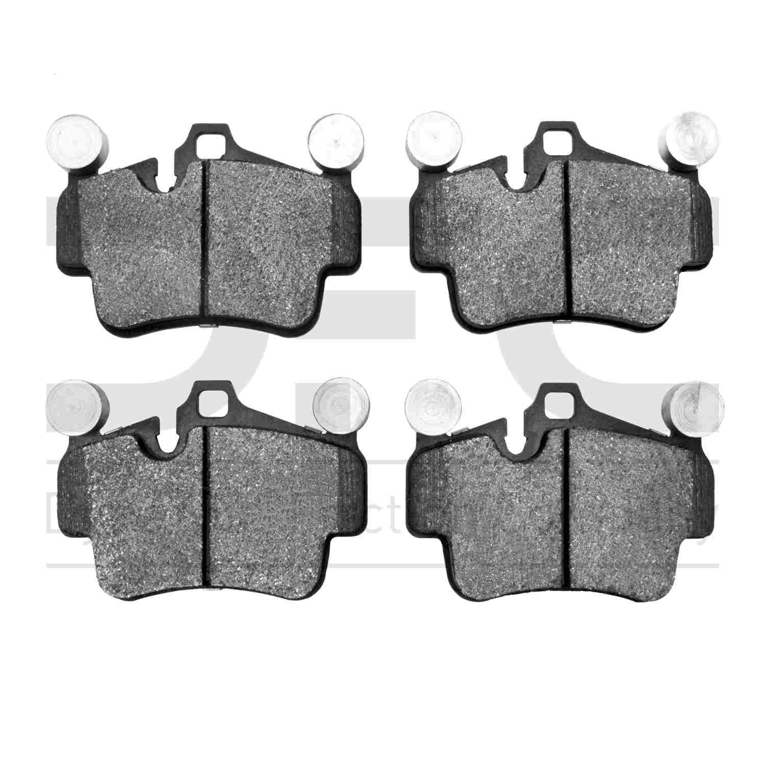 Dynamic Friction Company Disc Brake Pad Set  top view frsport 1551-1135-00