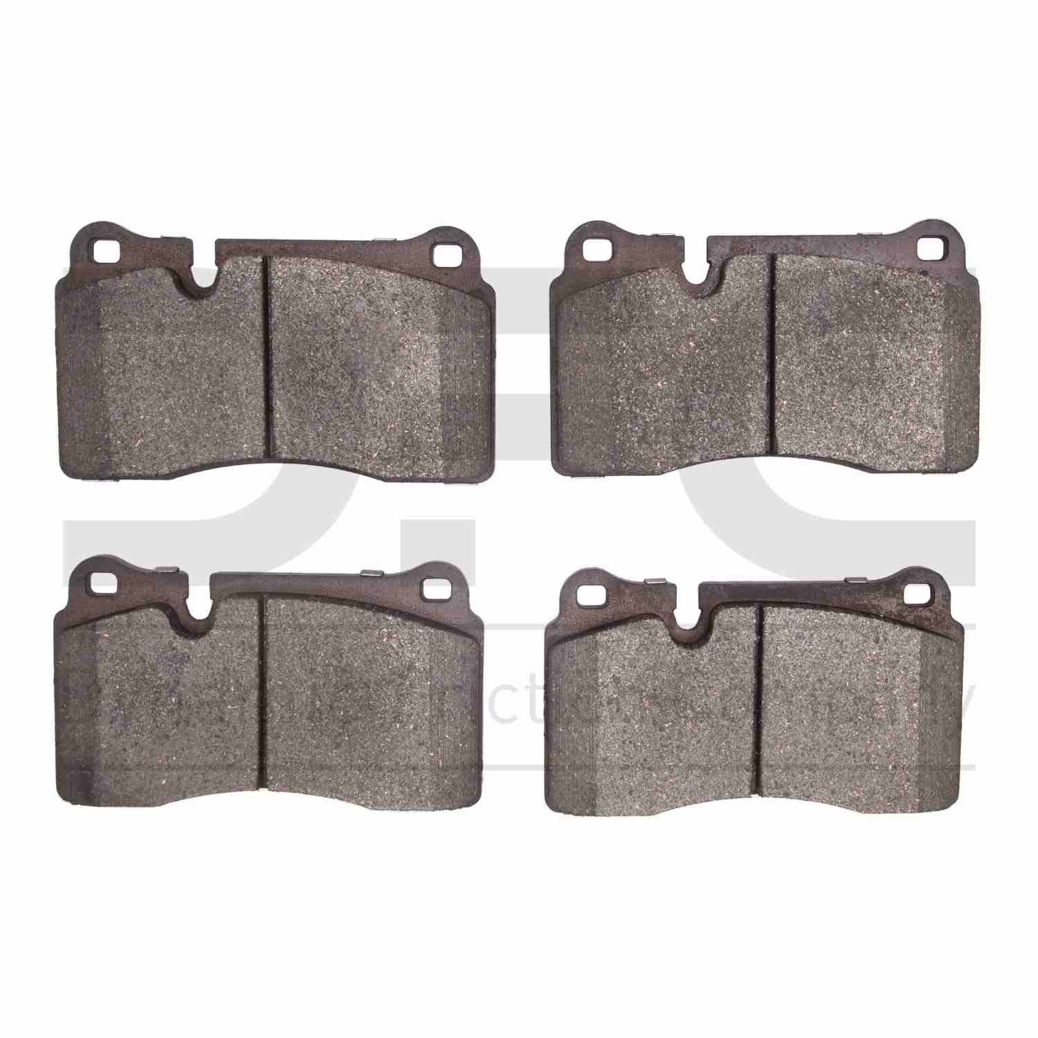 Dynamic Friction Company Disc Brake Pad Set  top view frsport 1551-1165-10