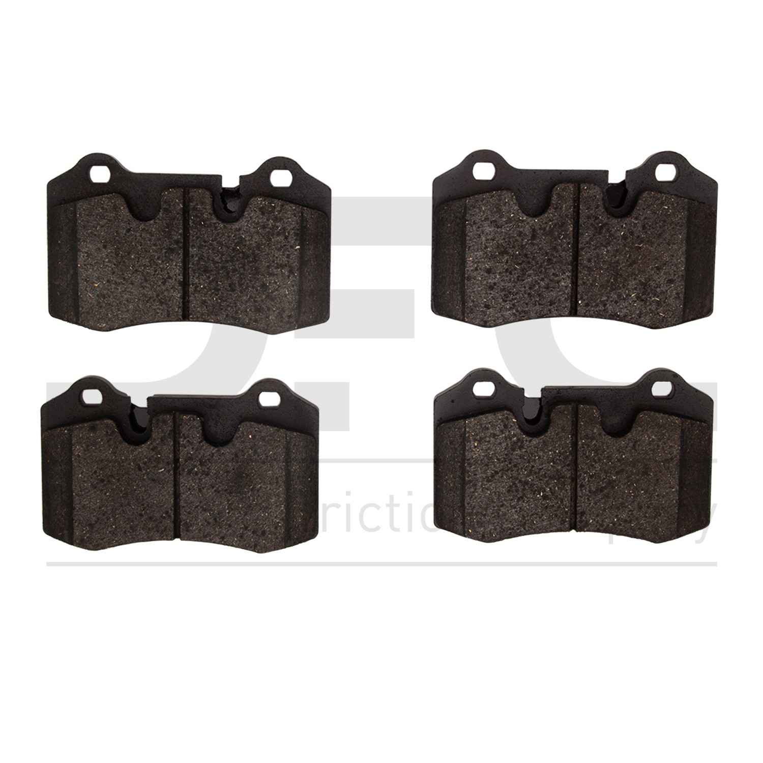 Dynamic Friction Company Disc Brake Pad Set  top view frsport 1551-1166-10