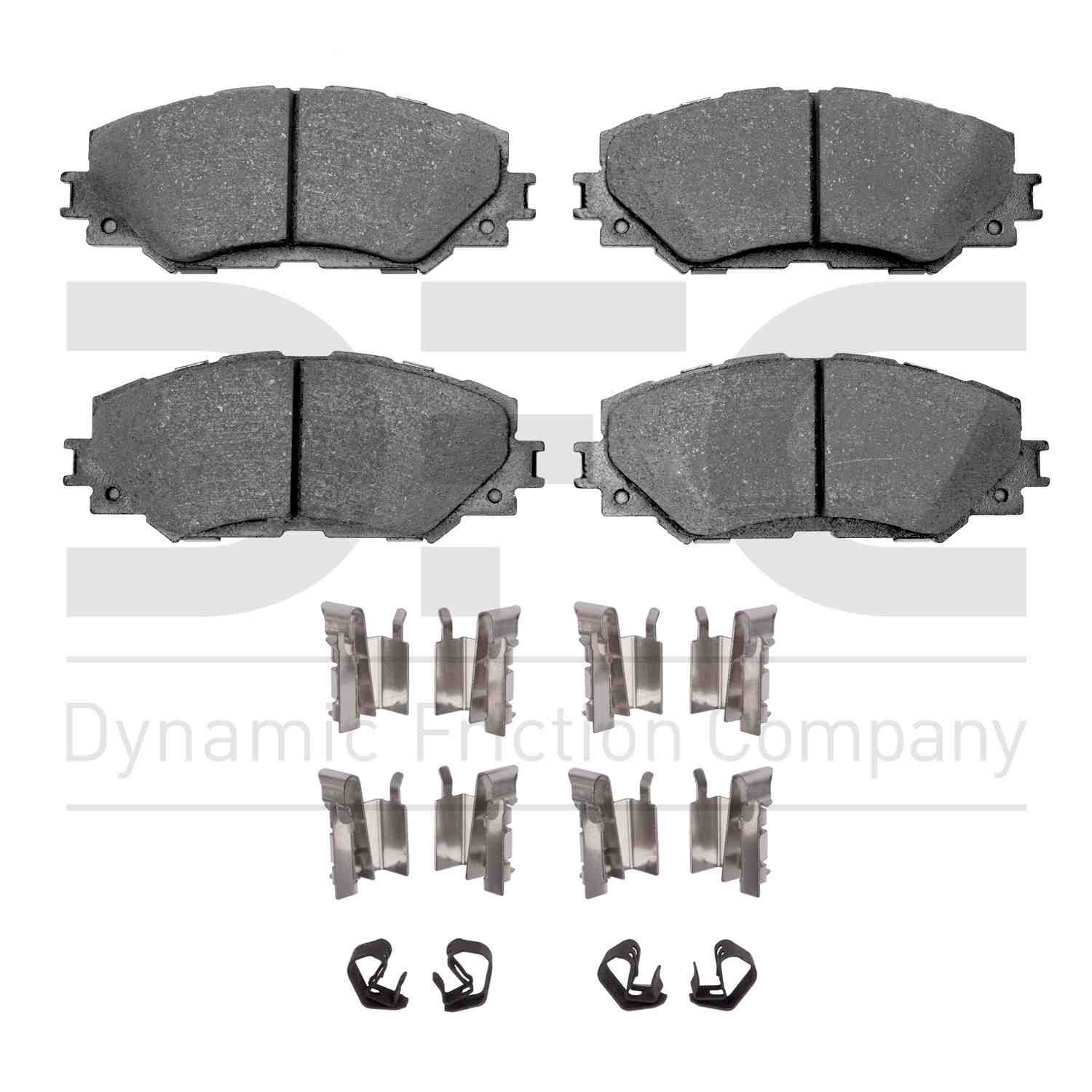 Dynamic Friction Company Disc Brake Pad Set  top view frsport 1551-1210-01