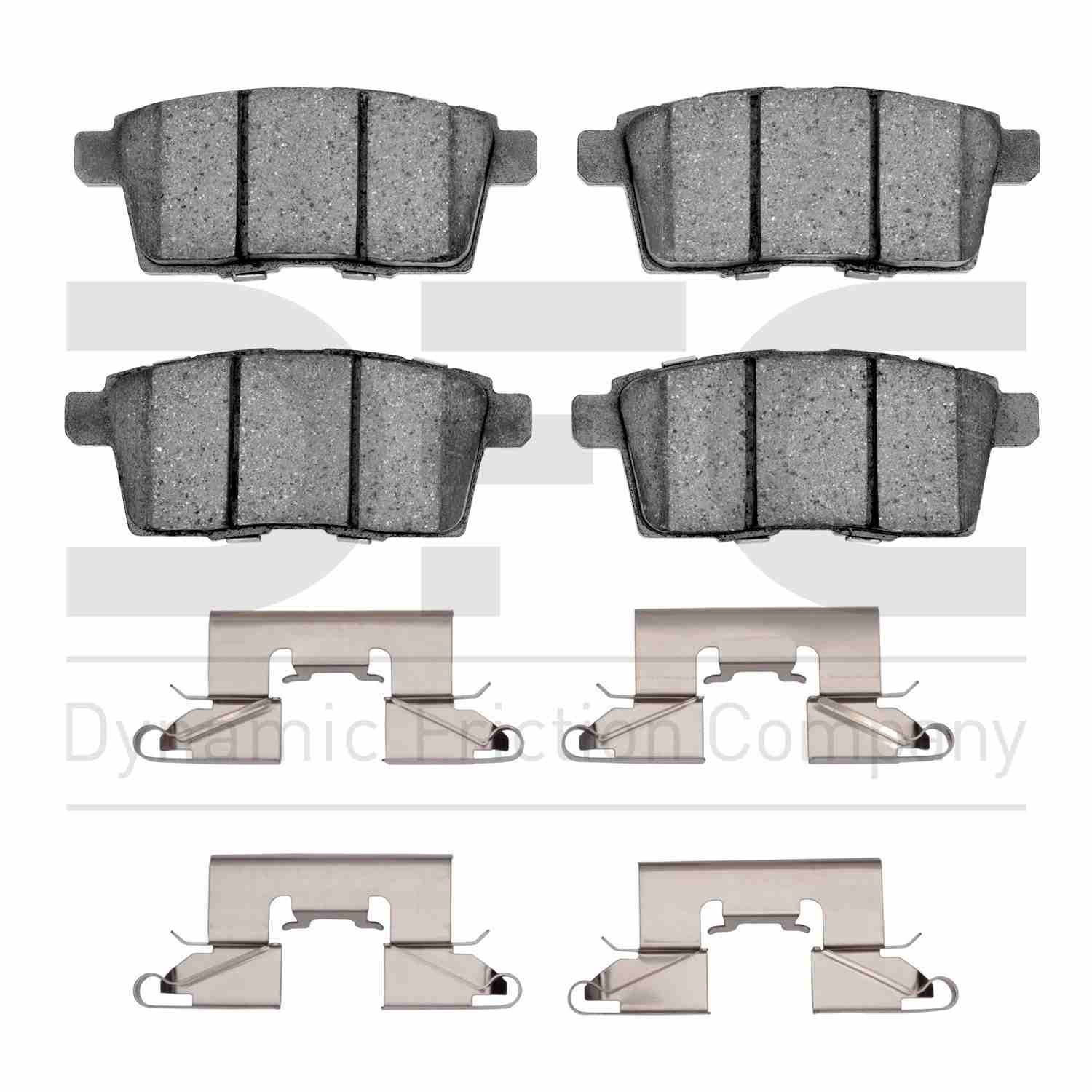 dynamic friction company disc brake pad set  frsport 1551-1259-01