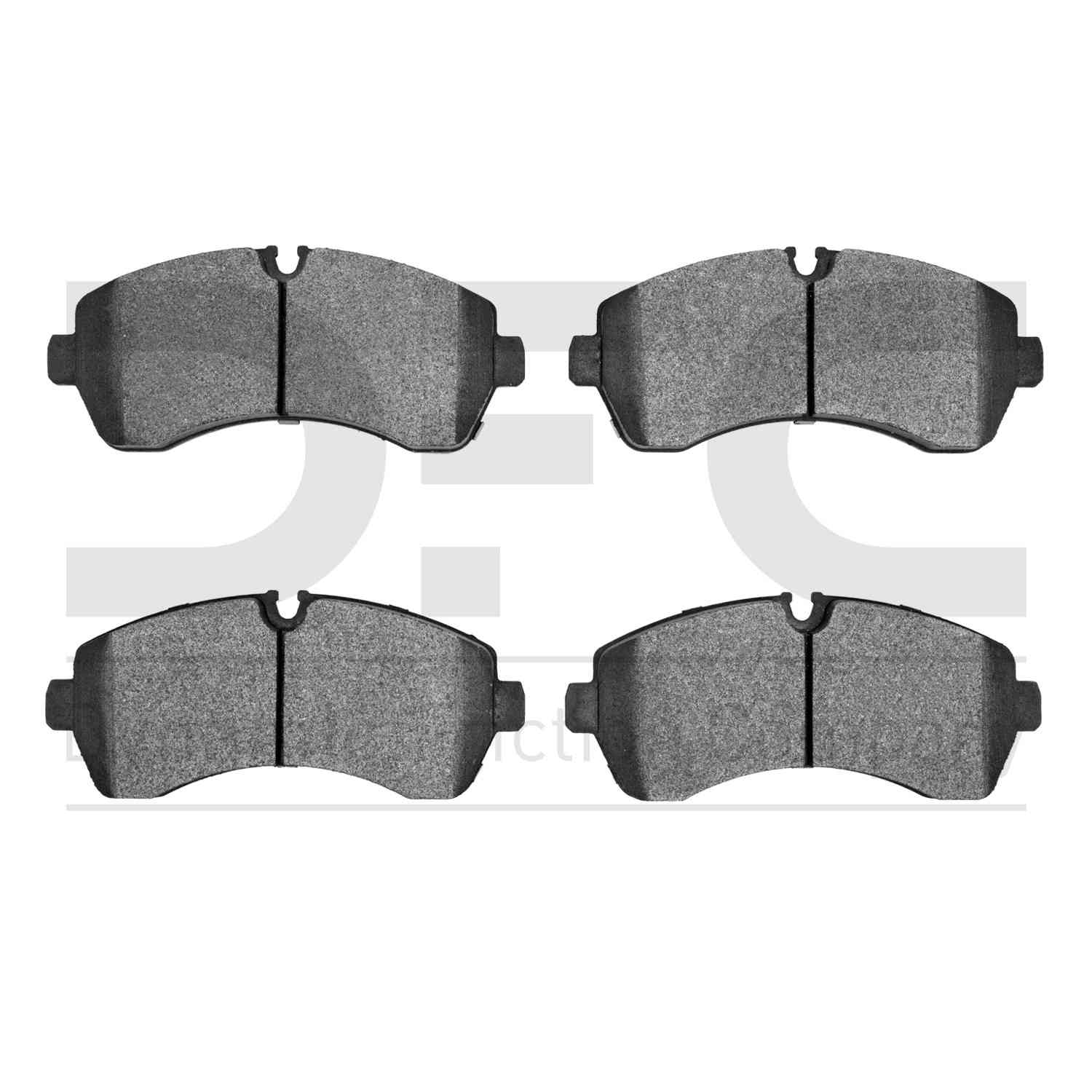 Dynamic Friction Company Disc Brake Pad Set  top view frsport 1551-1268-00