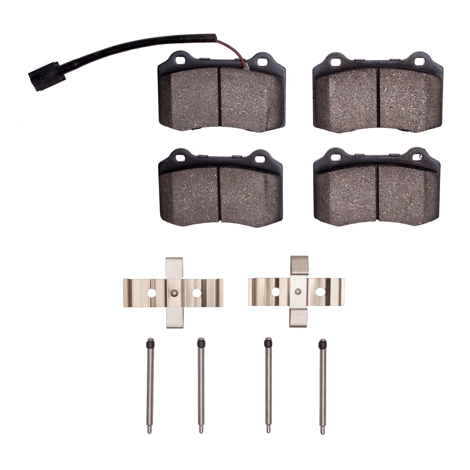 Dynamic Friction Company Disc Brake Pad Set  top view frsport 1551-1270-01