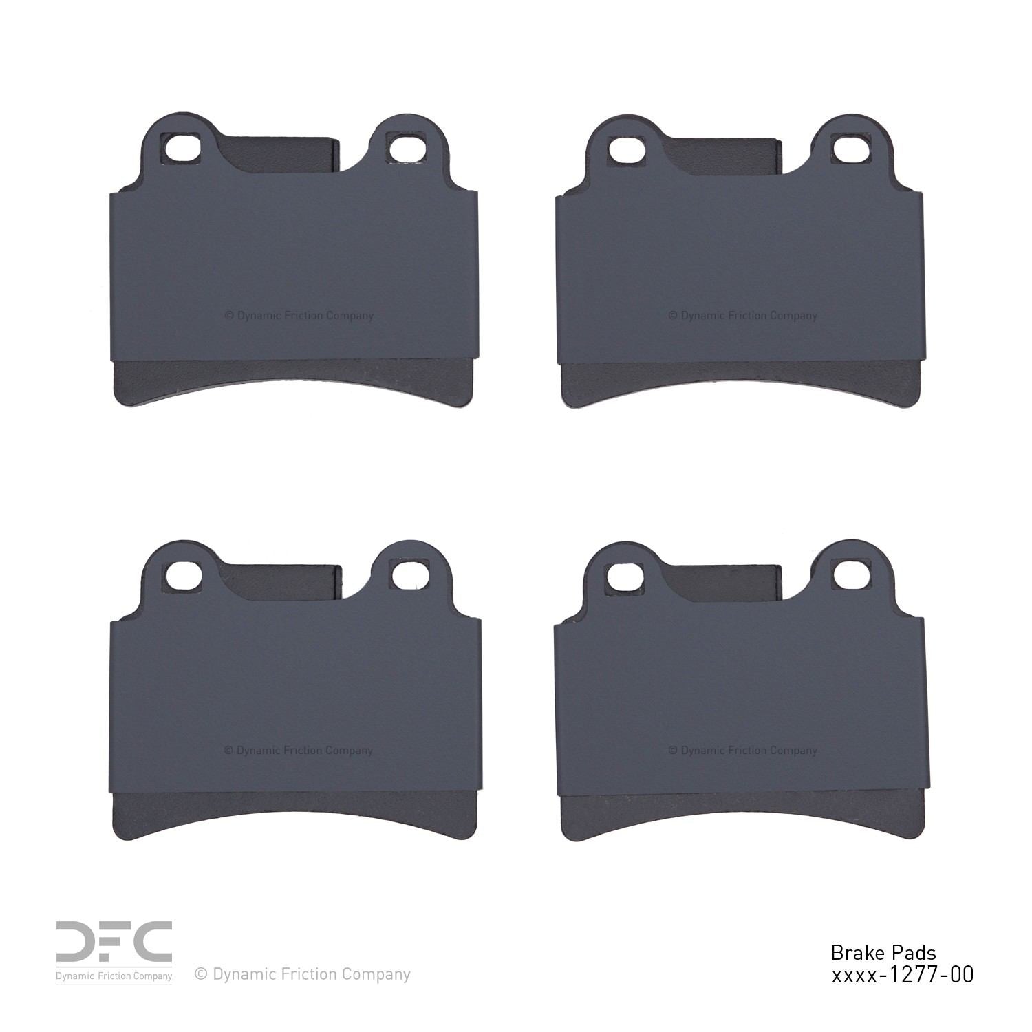 dynamic friction company disc brake pad set  frsport 1551-1277-00