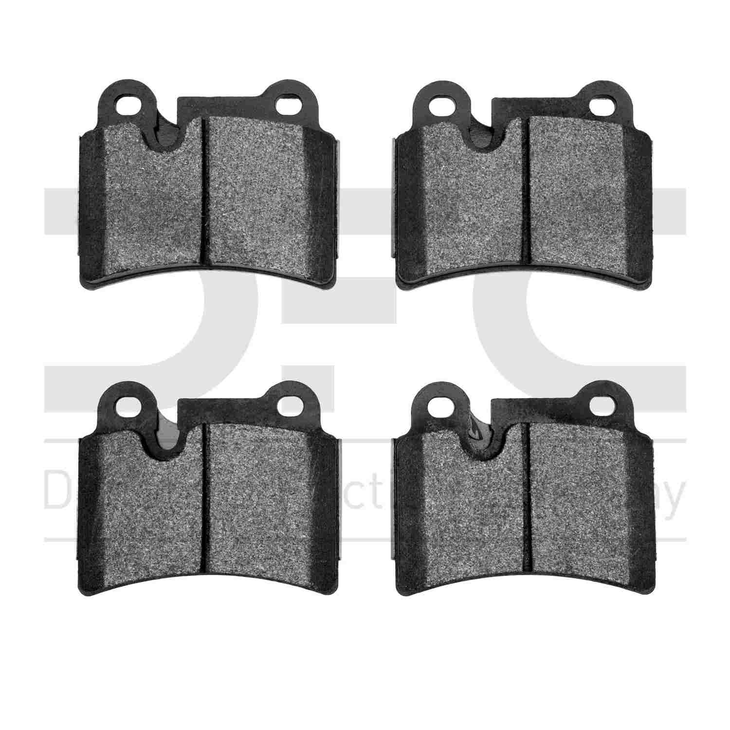 Dynamic Friction Company Disc Brake Pad Set  top view frsport 1551-1277-00