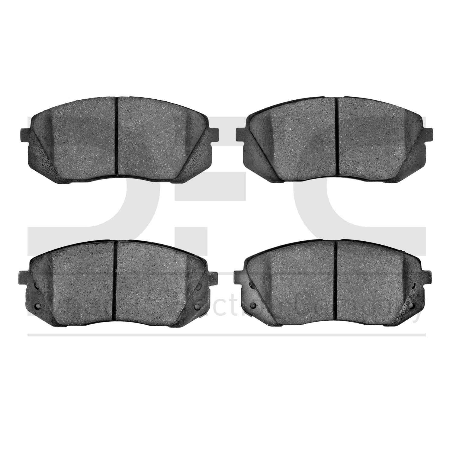 Dynamic Friction Company Disc Brake Pad Set  top view frsport 1551-1295-00