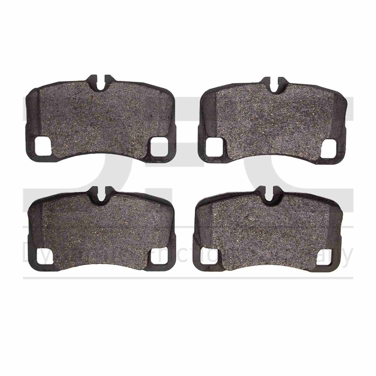 Dynamic Friction Company Disc Brake Pad Set  top view frsport 1551-1300-00