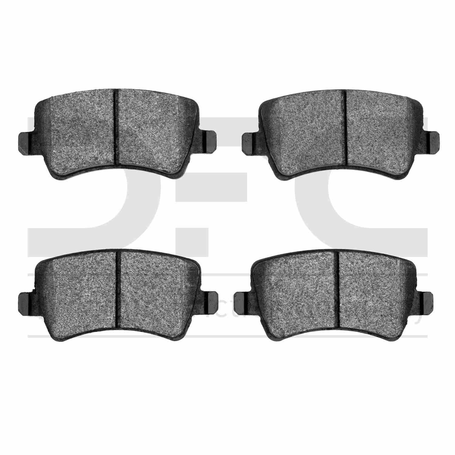 Dynamic Friction Company Disc Brake Pad Set  top view frsport 1551-1307-00