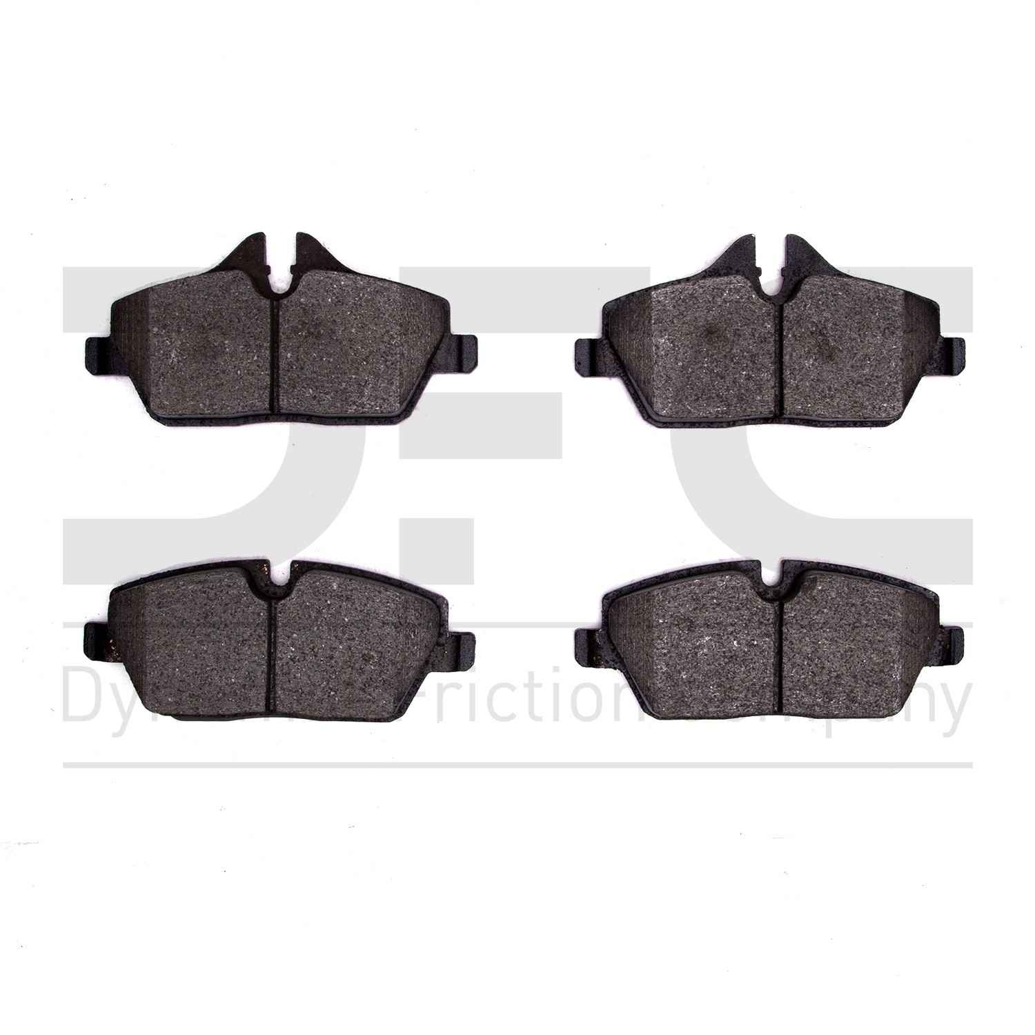 Dynamic Friction Company Disc Brake Pad Set  top view frsport 1551-1308-00