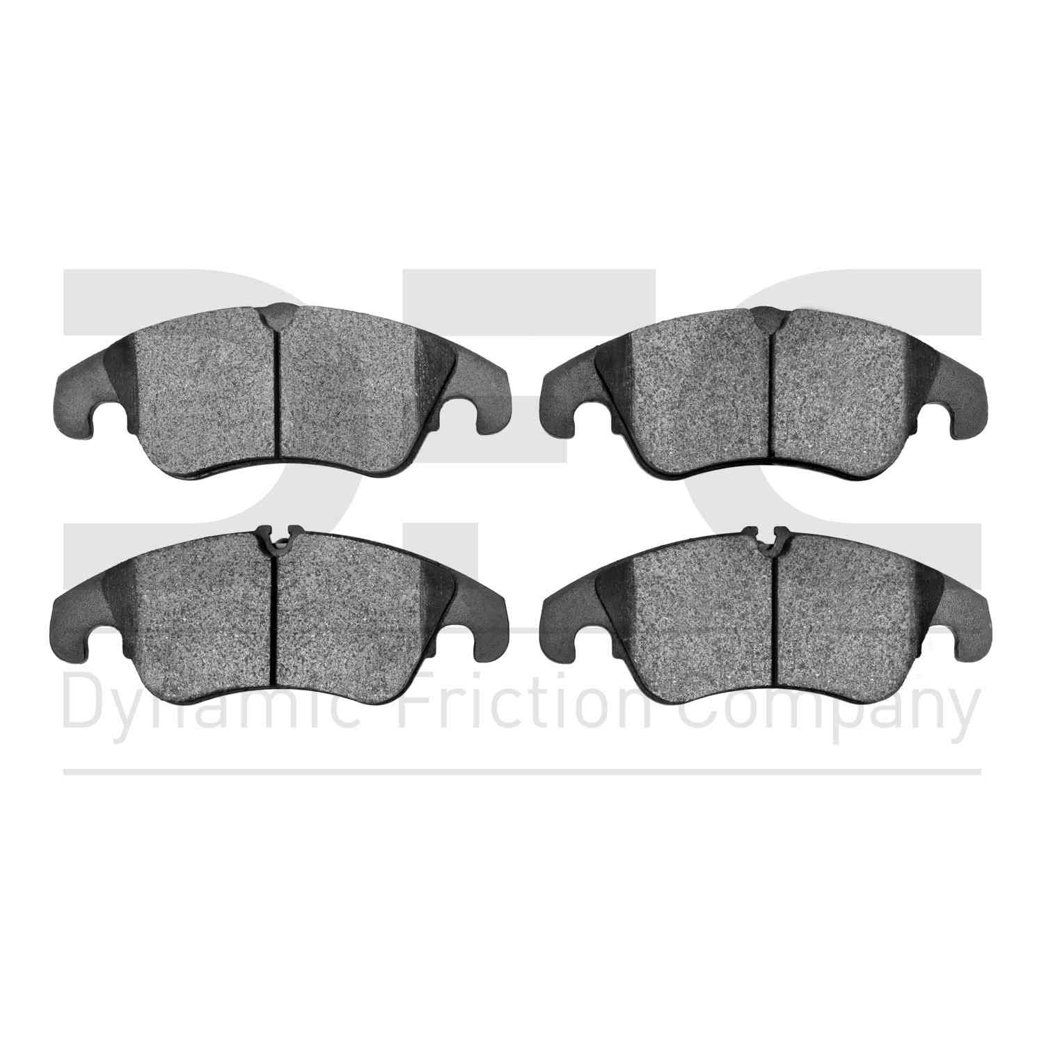 Dynamic Friction Company Disc Brake Pad Set  top view frsport 1551-1322-10