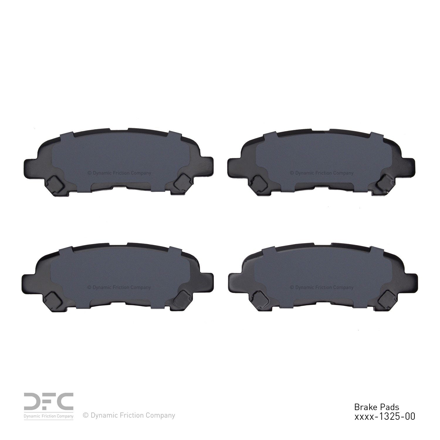 dynamic friction company disc brake pad set  frsport 1551-1325-00