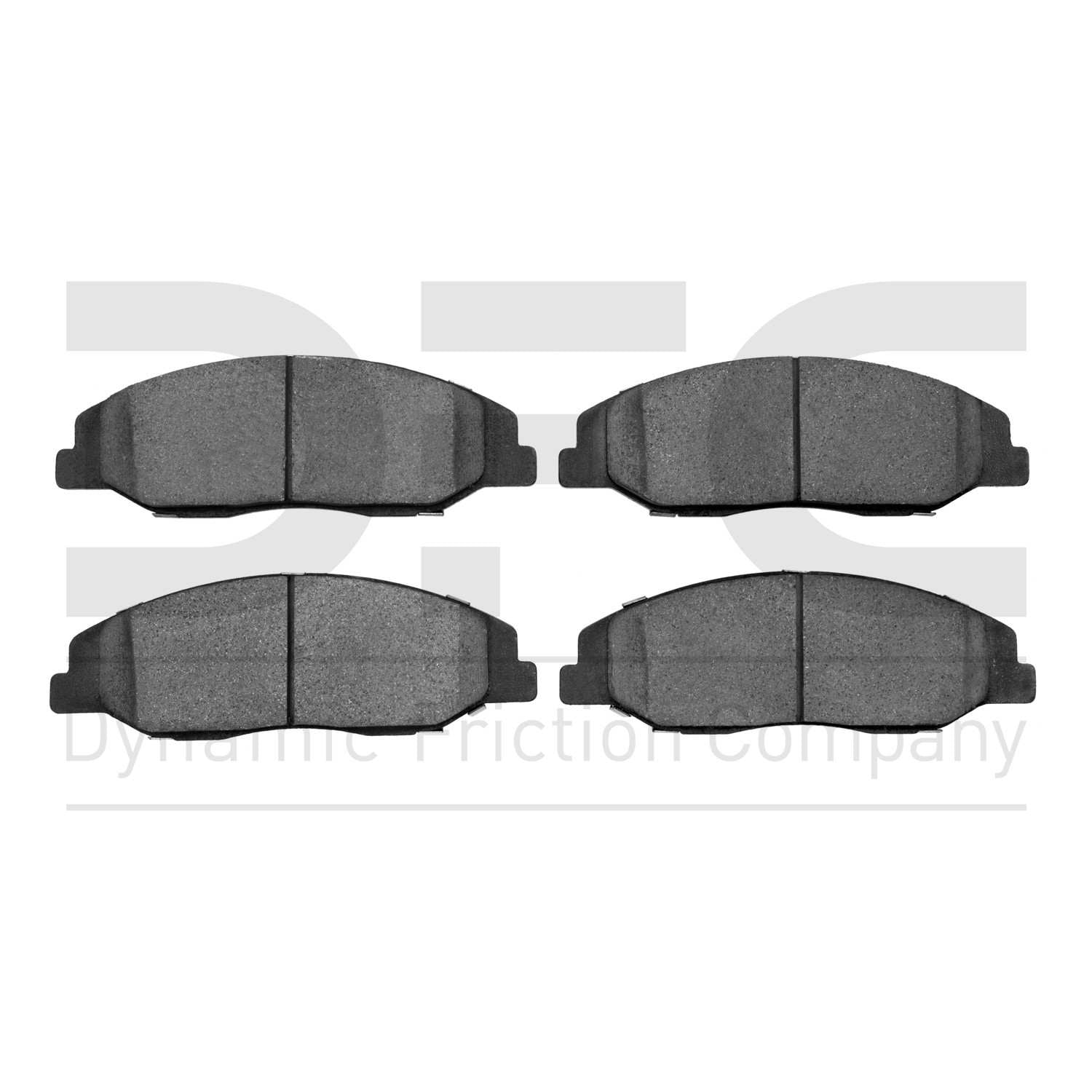 Dynamic Friction Company Disc Brake Pad Set  top view frsport 1551-1332-00