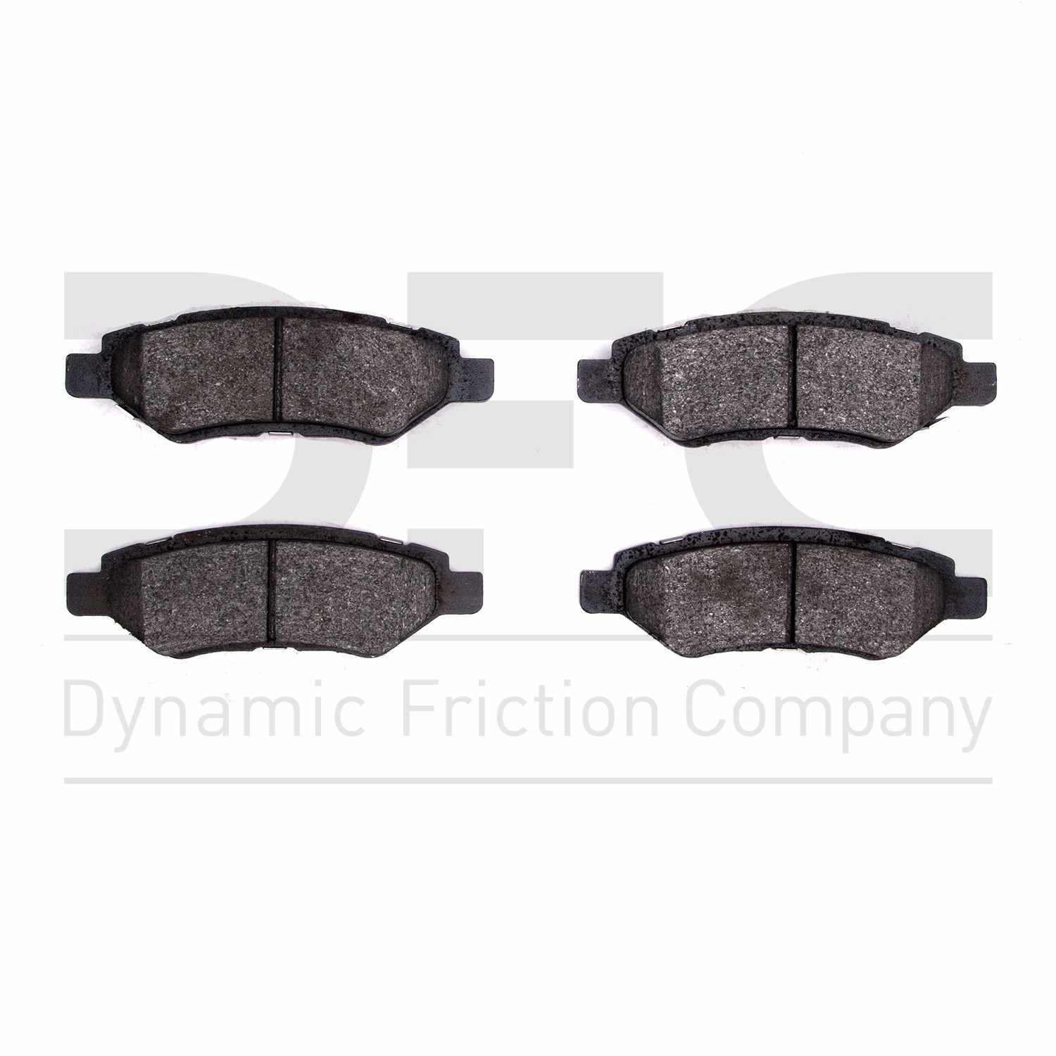 Dynamic Friction Company Disc Brake Pad Set  top view frsport 1551-1337-00