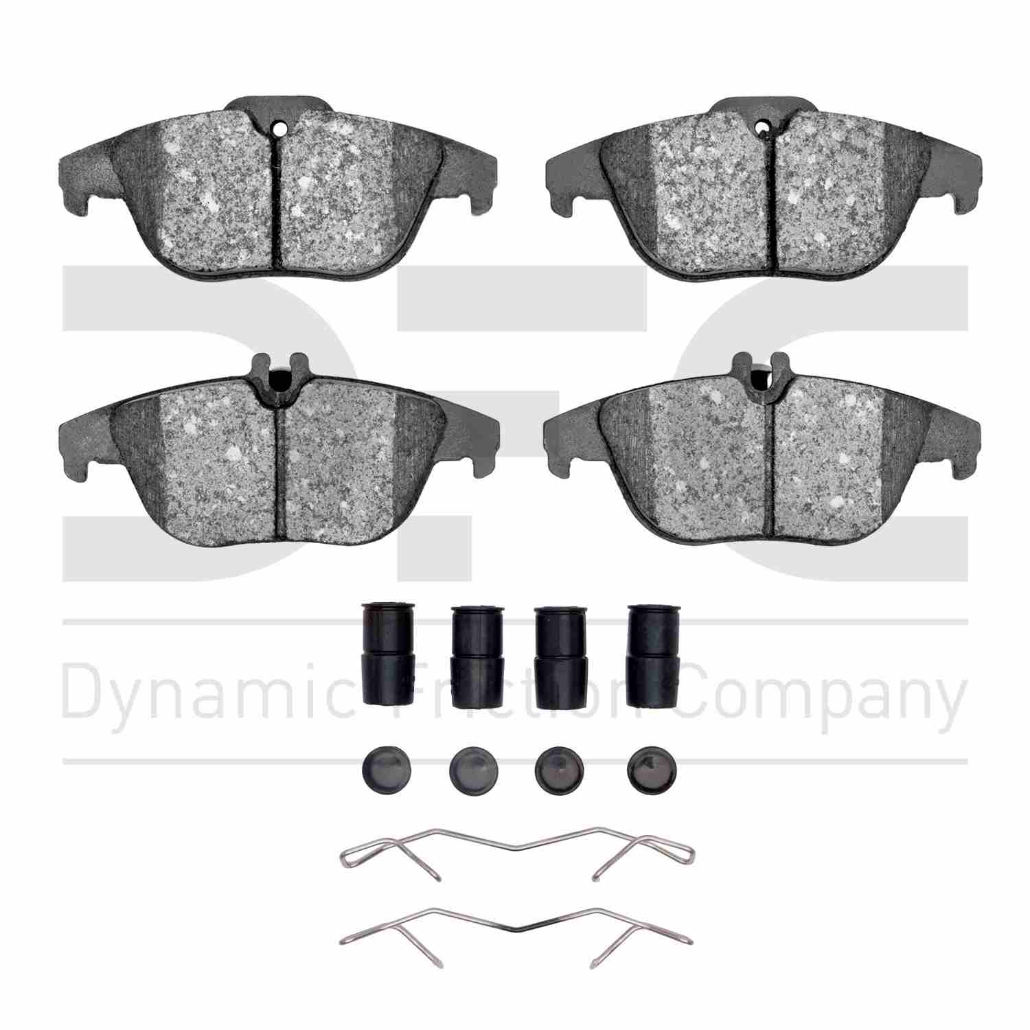 Dynamic Friction Company Disc Brake Pad Set  top view frsport 1551-1341-01