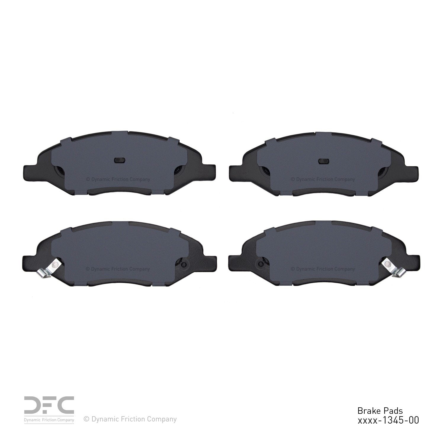 dynamic friction company disc brake pad set  frsport 1551-1345-00