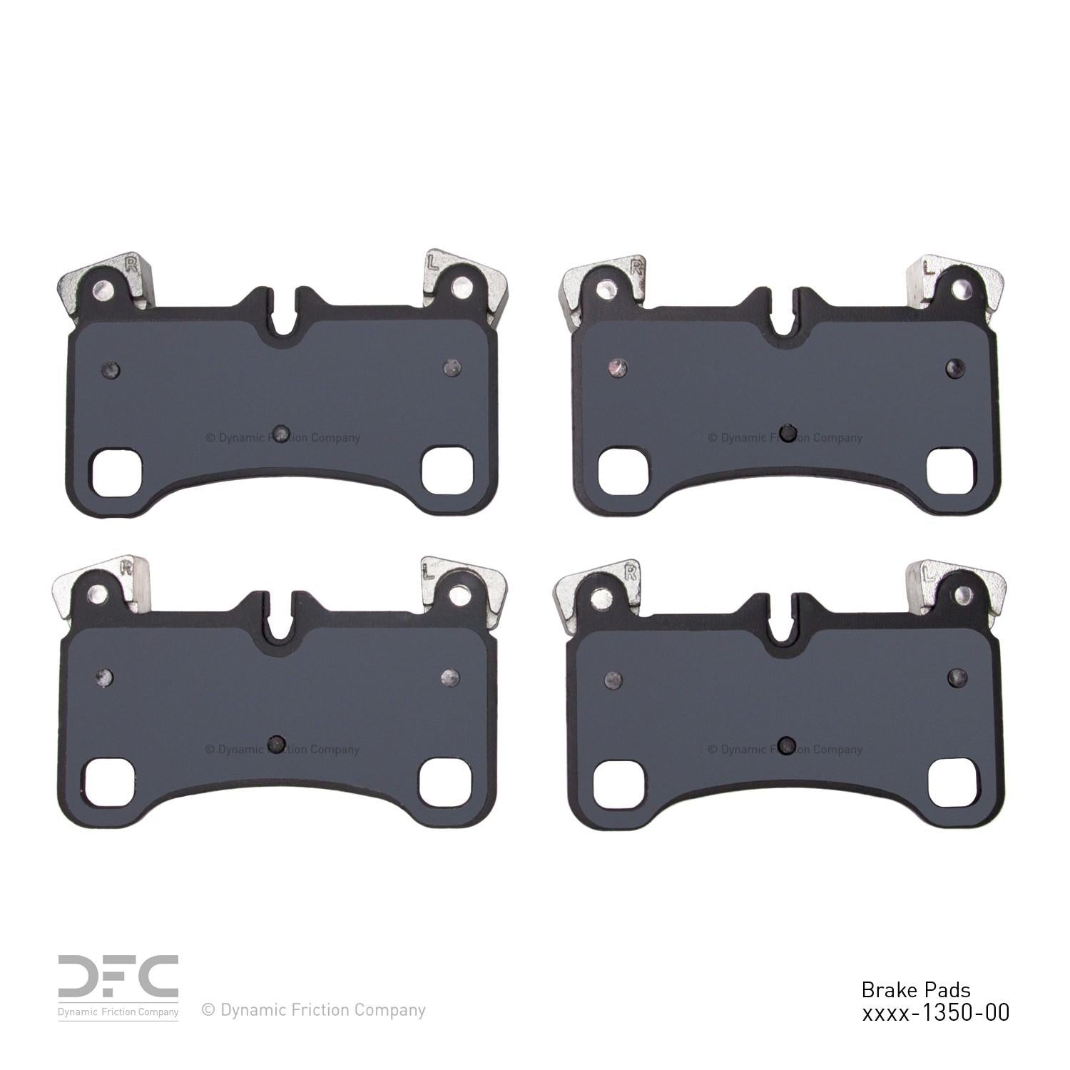 dynamic friction company disc brake pad set  frsport 1551-1350-00