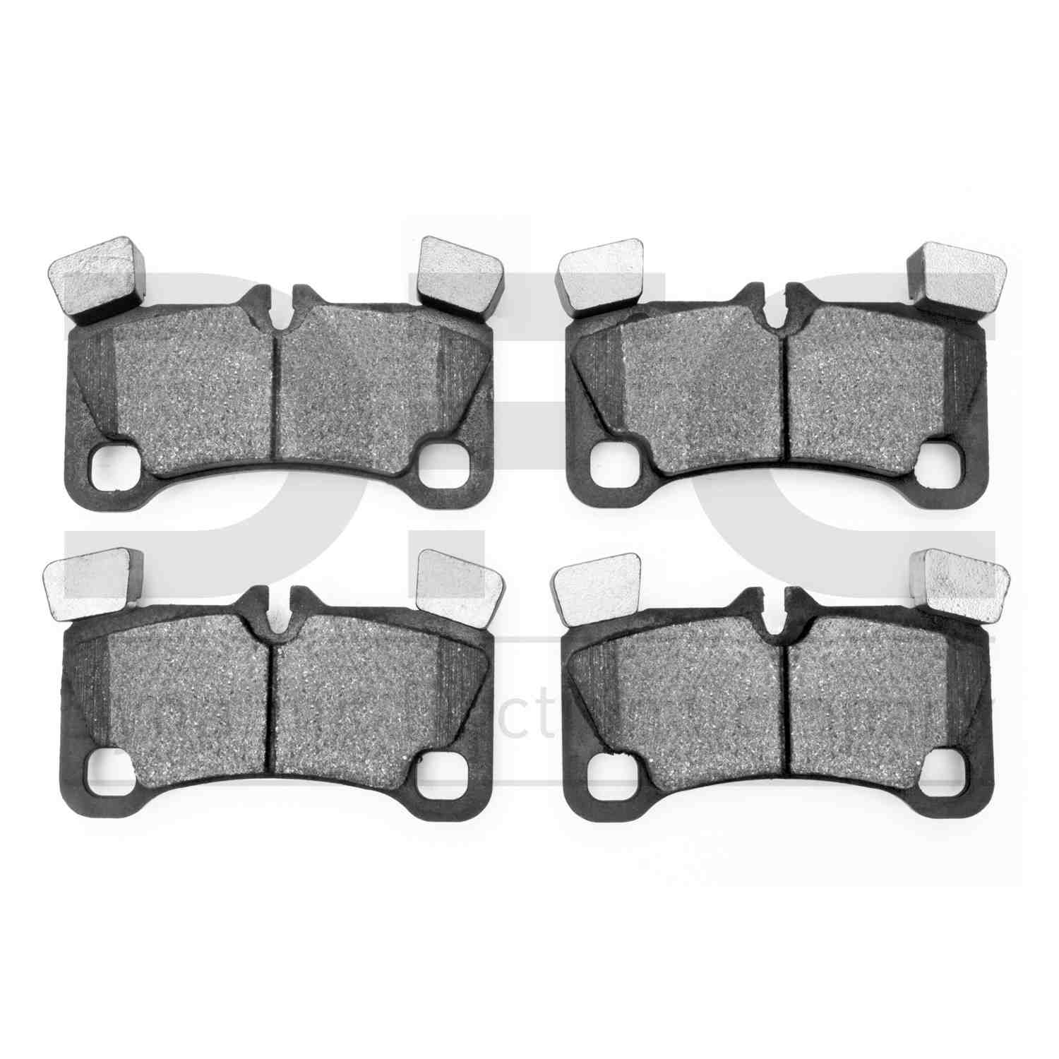 Dynamic Friction Company Disc Brake Pad Set  top view frsport 1551-1350-00