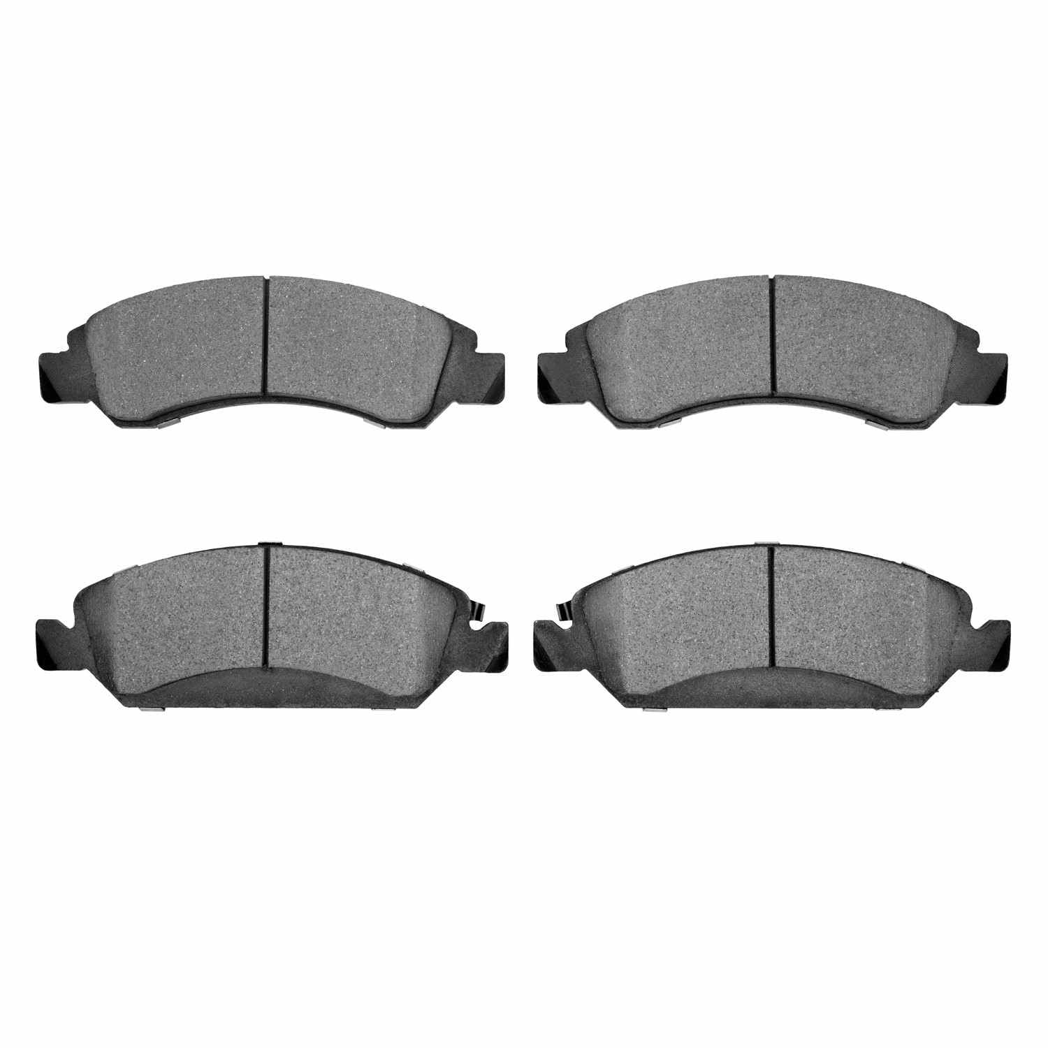 Dynamic Friction Company Disc Brake Pad Set  top view frsport 1551-1363-00